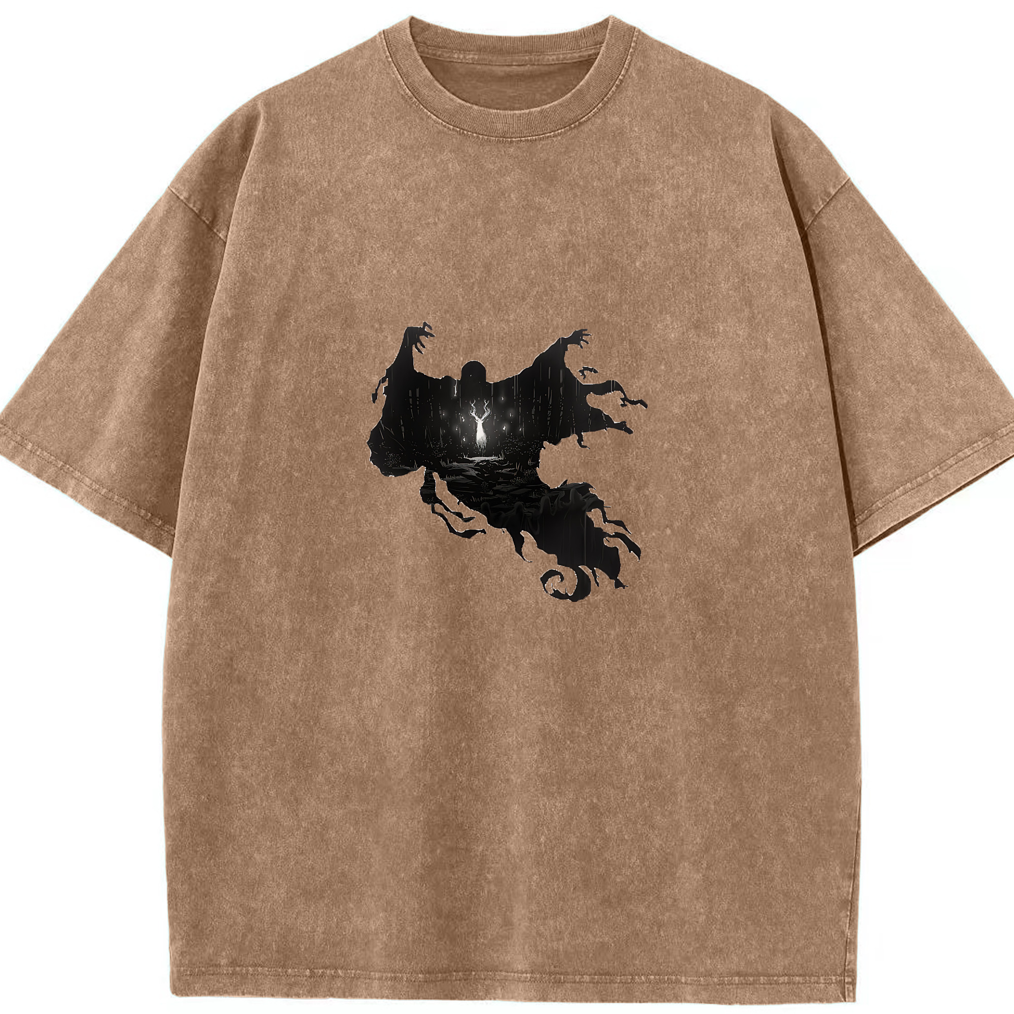 （画像用） Harry Potter ハリー・ポッターシリーズ 綿100% ヴィンテージ風 半袖Tシャツ（フロントプリント）