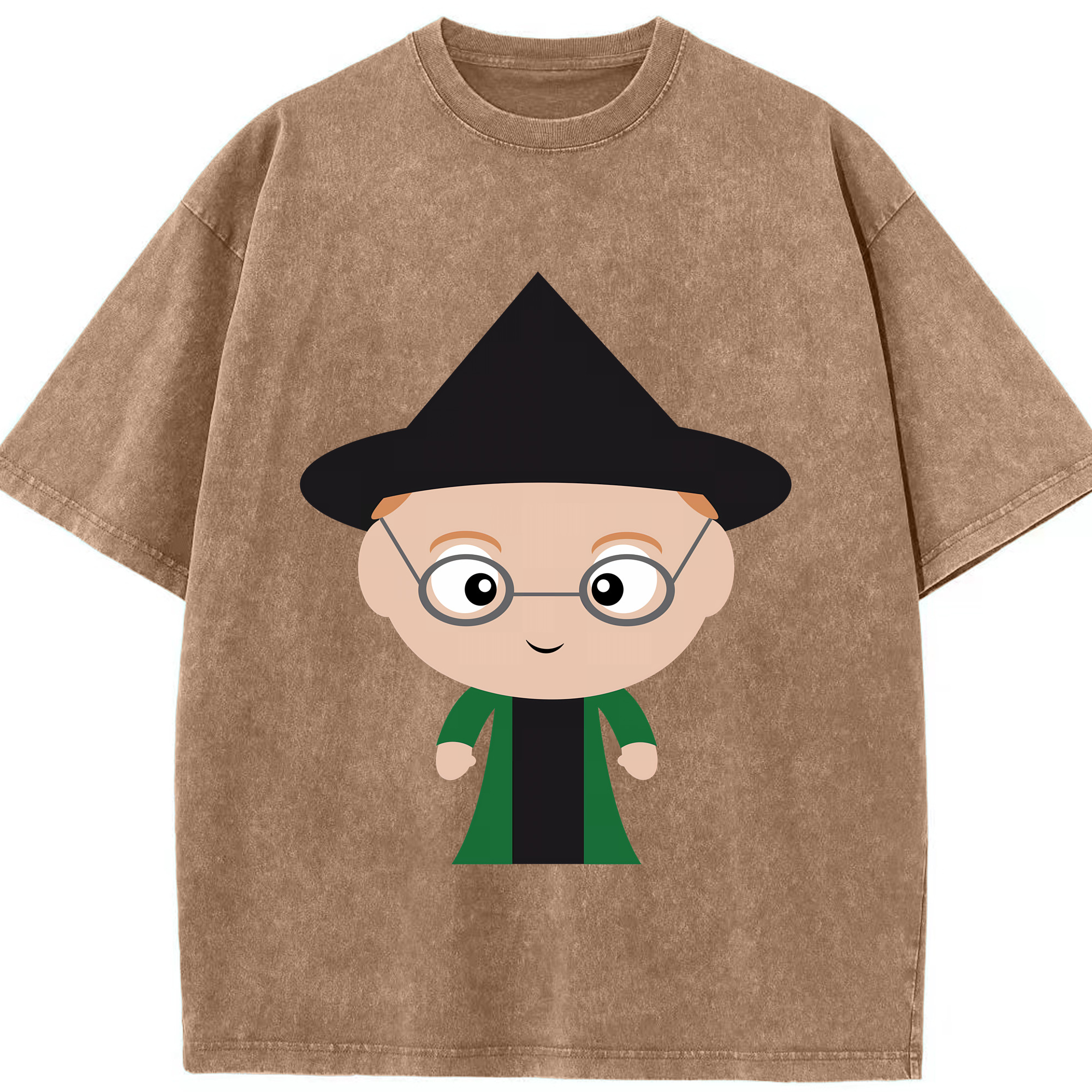 （画像用） Harry Potter ハリー・ポッターシリーズ 綿100% ヴィンテージ風 半袖Tシャツ（フロントプリント）
