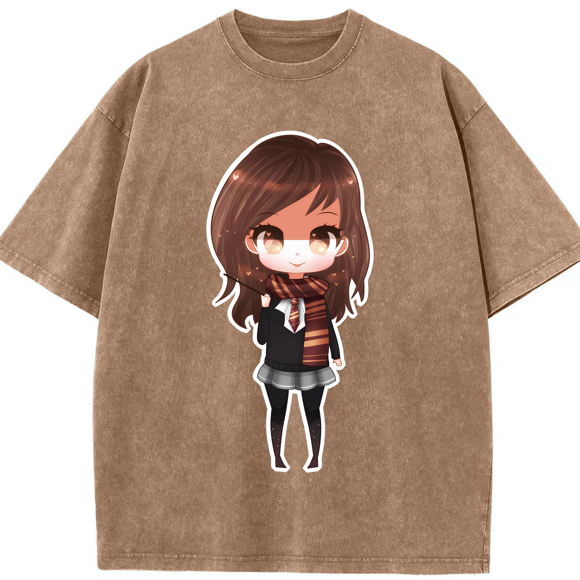 （画像用） Harry Potter ハリー・ポッターシリーズ 綿100% ヴィンテージ風 半袖Tシャツ（フロントプリント）