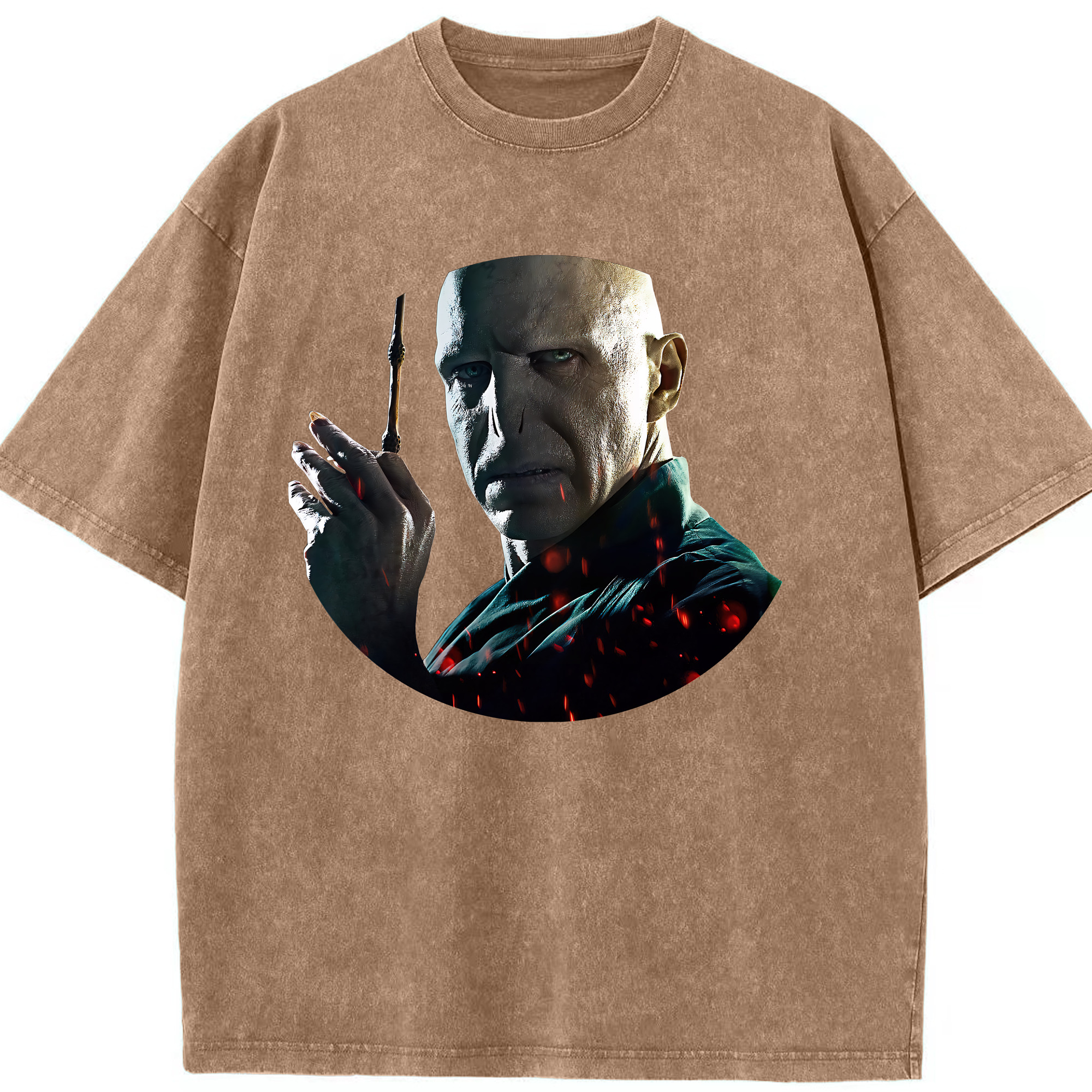（画像用） Harry Potter ハリー・ポッターシリーズ 綿100% ヴィンテージ風 半袖Tシャツ（フロントプリント）