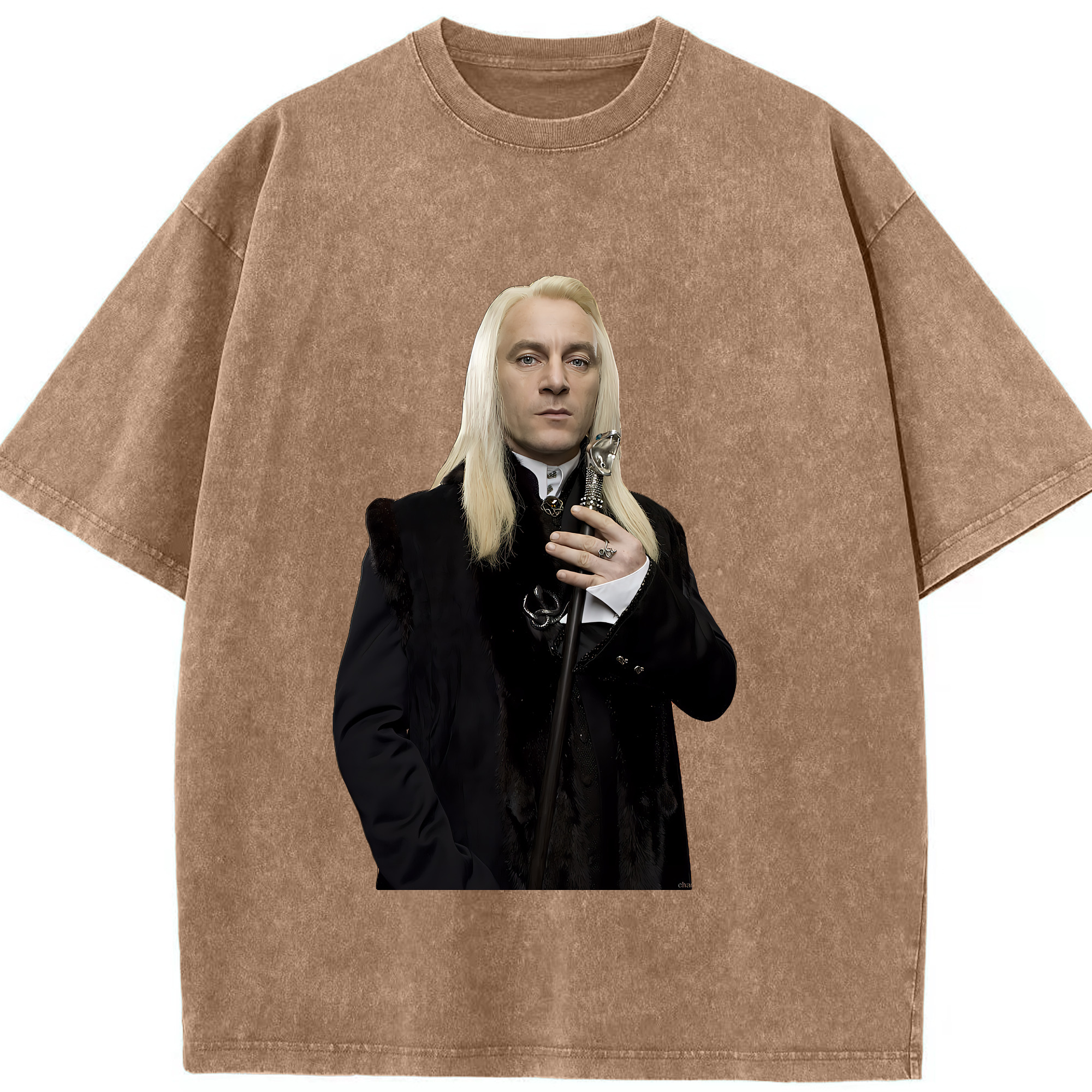 （画像用） Harry Potter ハリー・ポッターシリーズ 綿100% ヴィンテージ風 半袖Tシャツ（フロントプリント）
