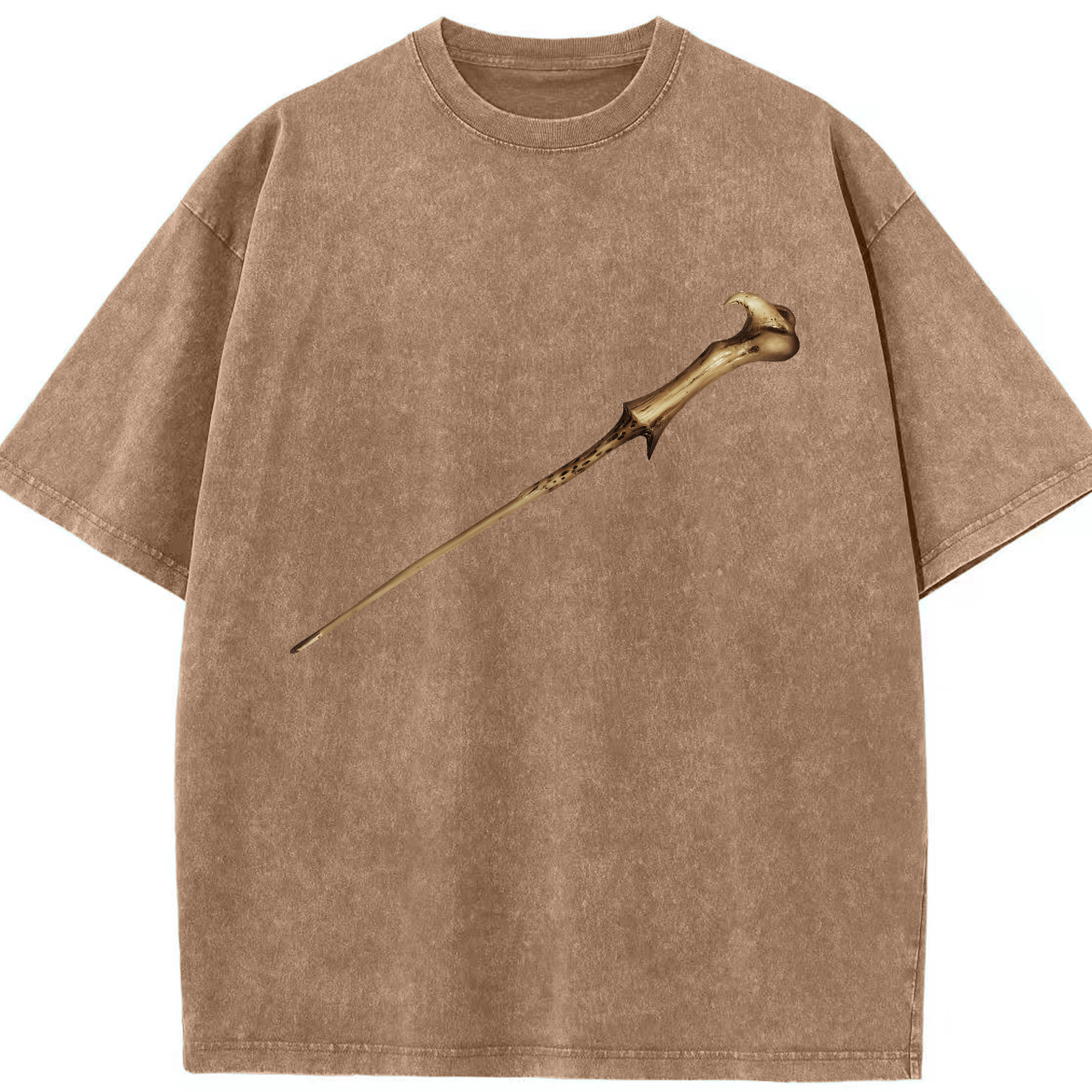 （画像用） Harry Potter ハリー・ポッターシリーズ 綿100% ヴィンテージ風 半袖Tシャツ（フロントプリント）