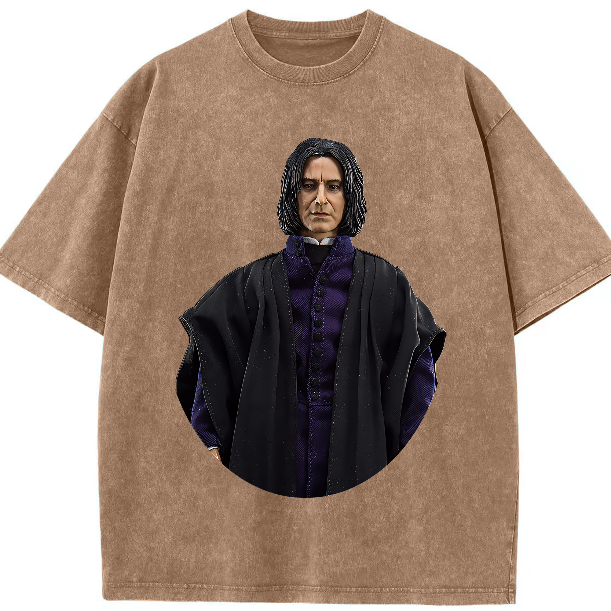 （画像用） Harry Potter ハリー・ポッターシリーズ 綿100% ヴィンテージ風 半袖Tシャツ（フロントプリント）