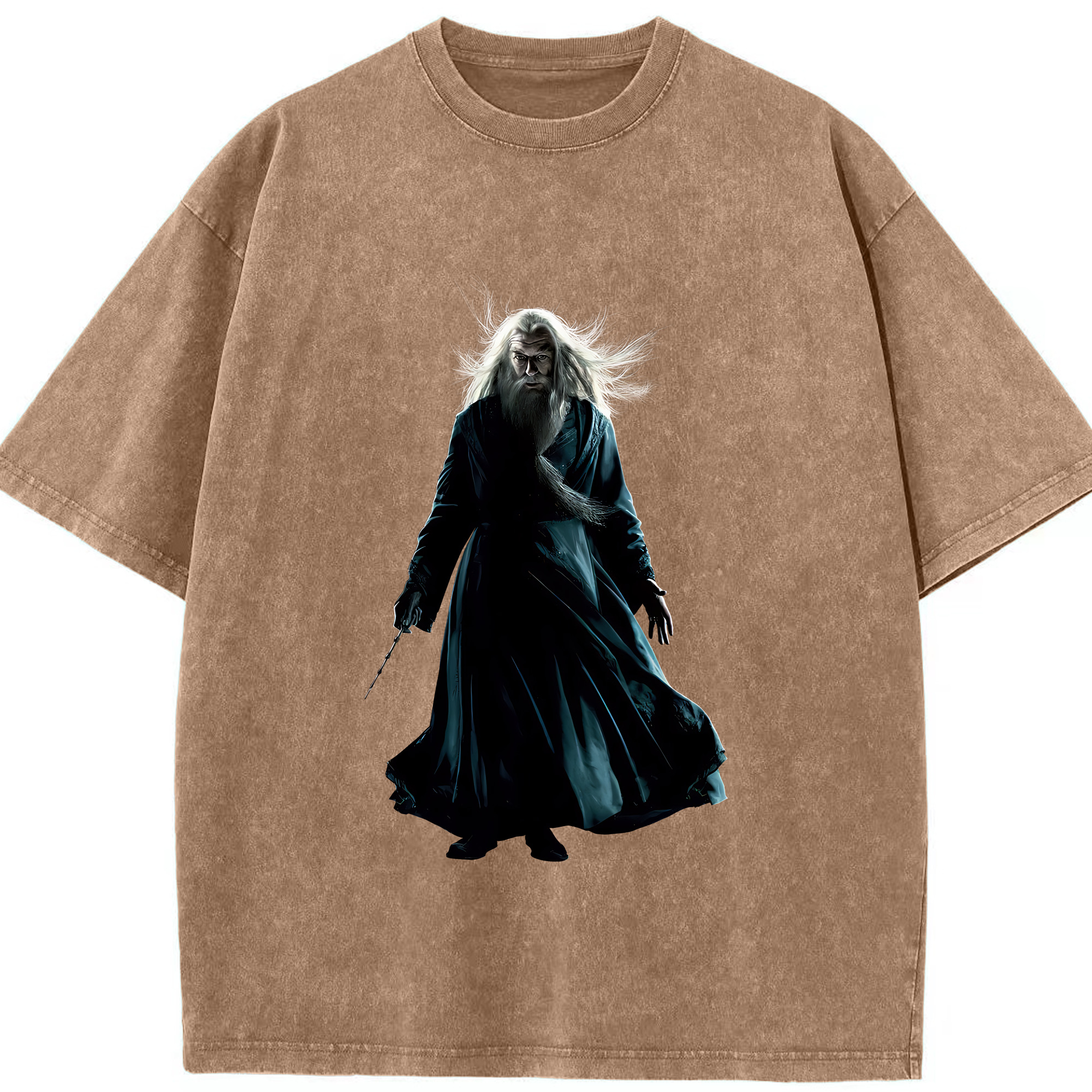 （画像用） Harry Potter ハリー・ポッターシリーズ 綿100% ヴィンテージ風 半袖Tシャツ（フロントプリント）