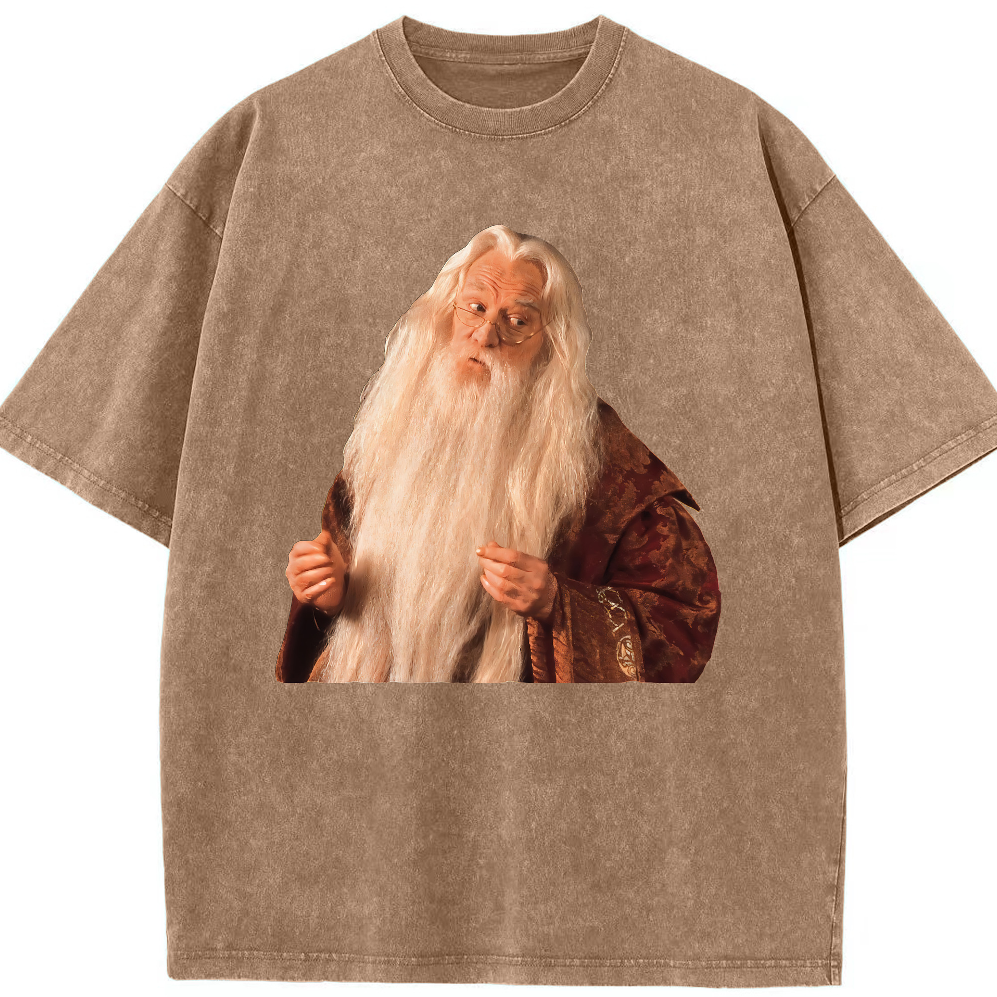 （画像用） Harry Potter ハリー・ポッターシリーズ 綿100% ヴィンテージ風 半袖Tシャツ（フロントプリント）