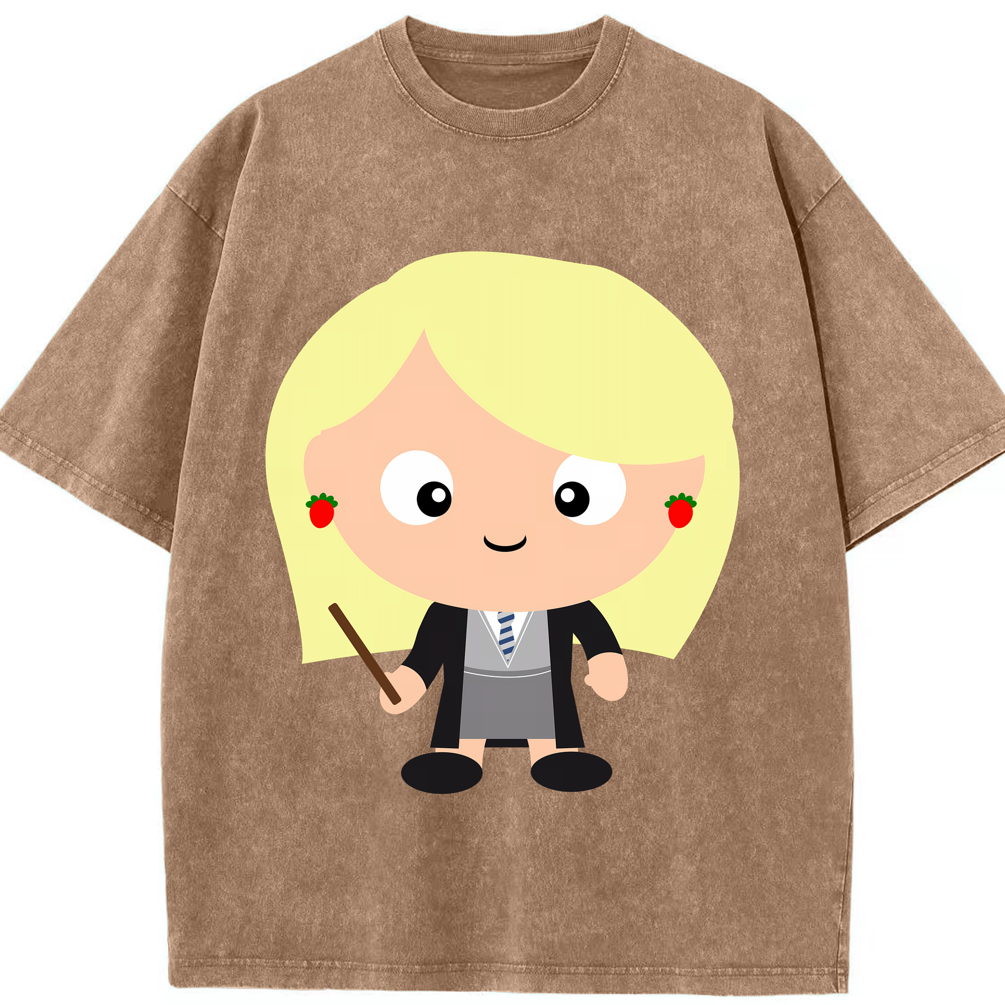 （画像用） Harry Potter ハリー・ポッターシリーズ 綿100% ヴィンテージ風 半袖Tシャツ（フロントプリント）