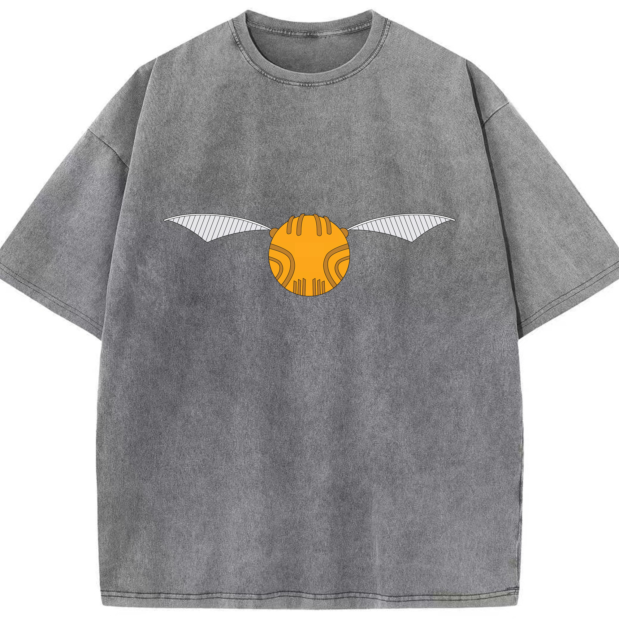 （画像用） Harry Potter ハリー・ポッターシリーズ 綿100% ヴィンテージ風 半袖Tシャツ（フロントプリント）