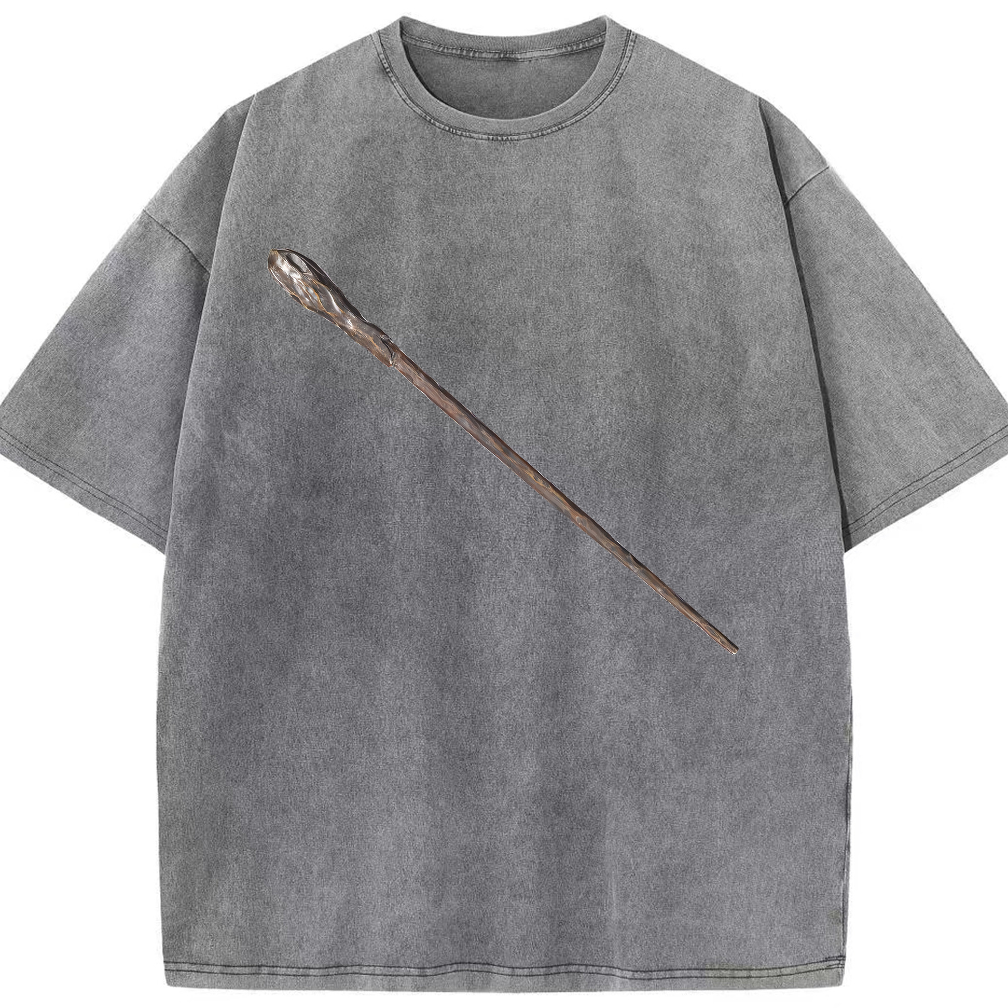 （画像用） Harry Potter ハリー・ポッターシリーズ 綿100% ヴィンテージ風 半袖Tシャツ（フロントプリント）