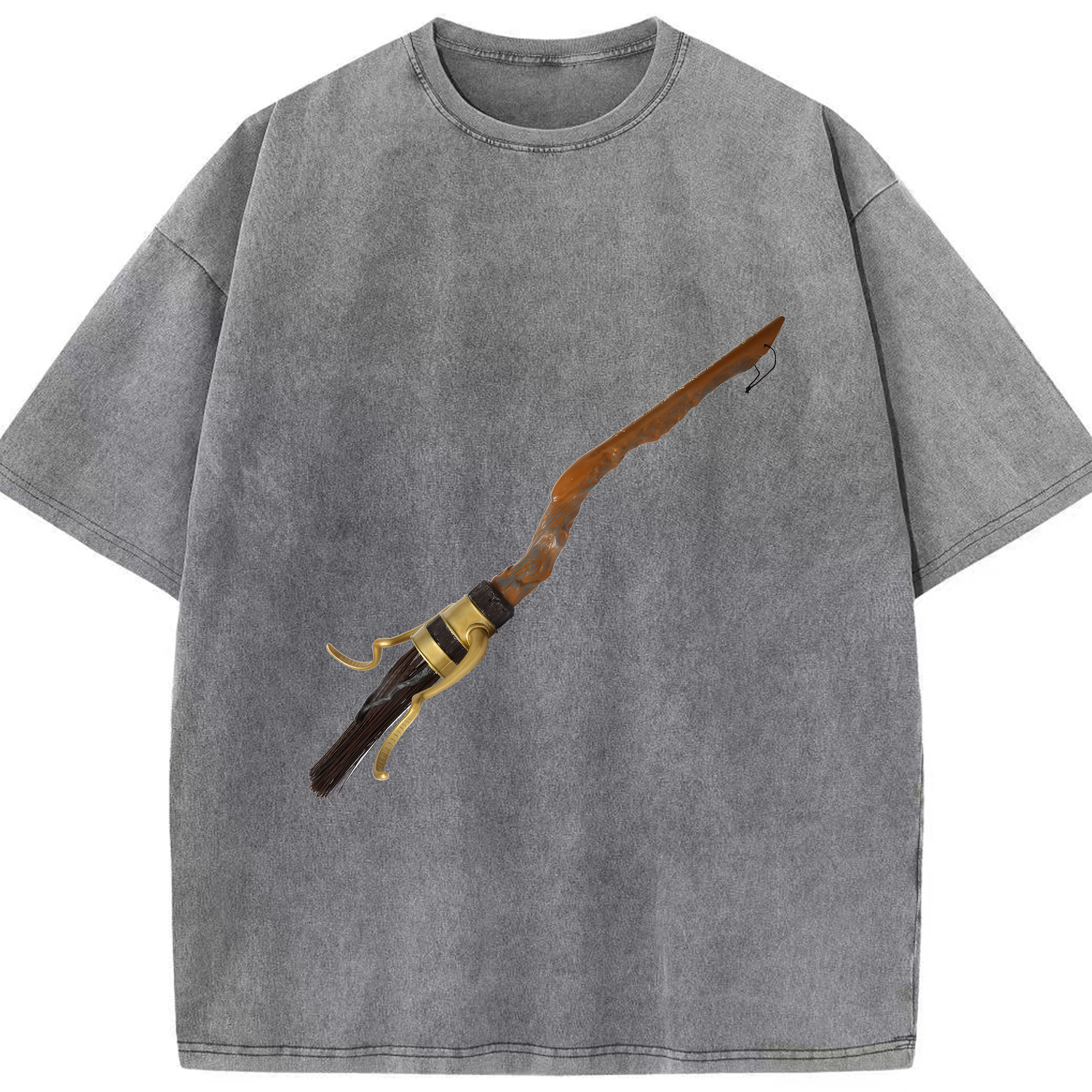 （画像用） Harry Potter ハリー・ポッターシリーズ 綿100% ヴィンテージ風 半袖Tシャツ（フロントプリント）
