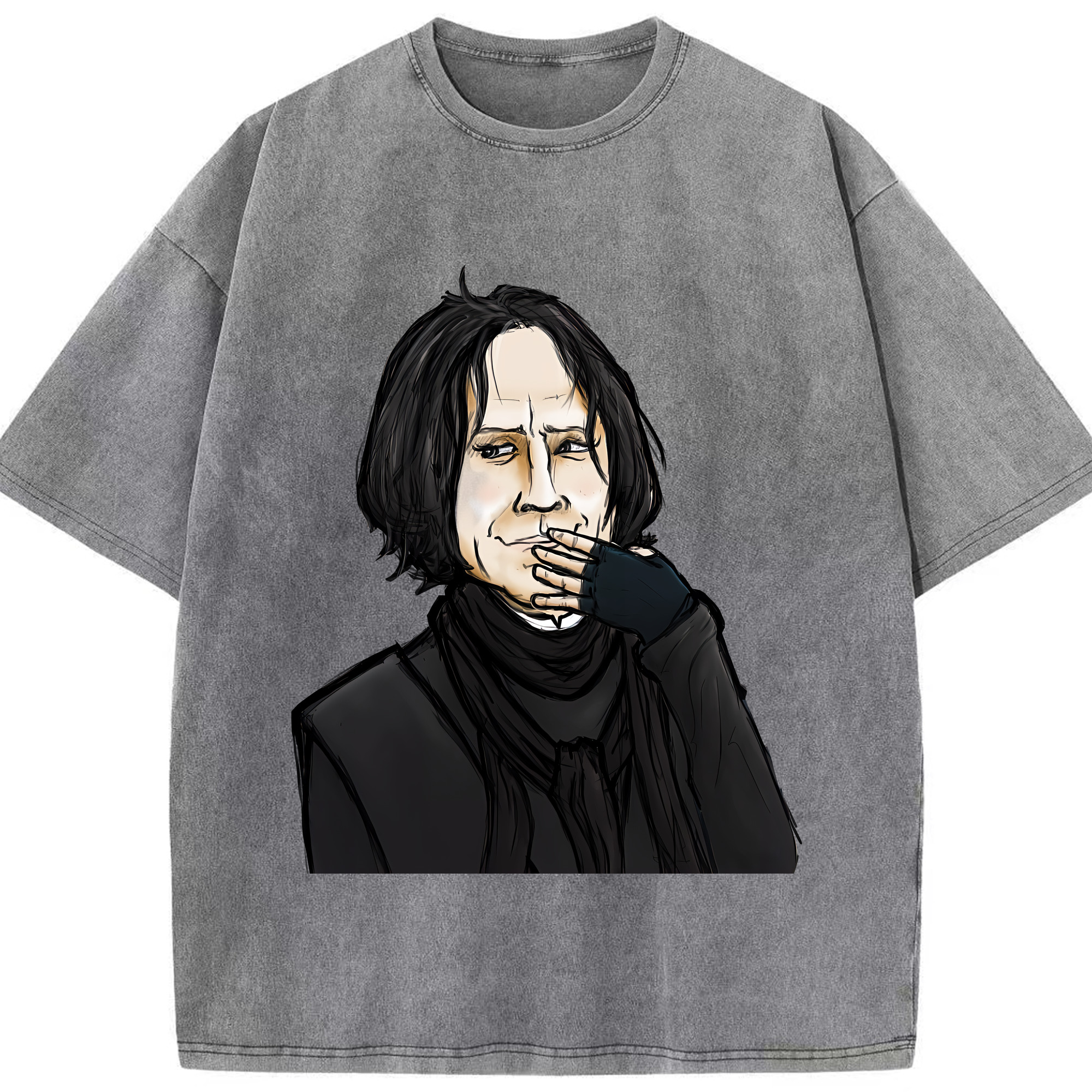（画像用） Harry Potter ハリー・ポッターシリーズ 綿100% ヴィンテージ風 半袖Tシャツ（フロントプリント）