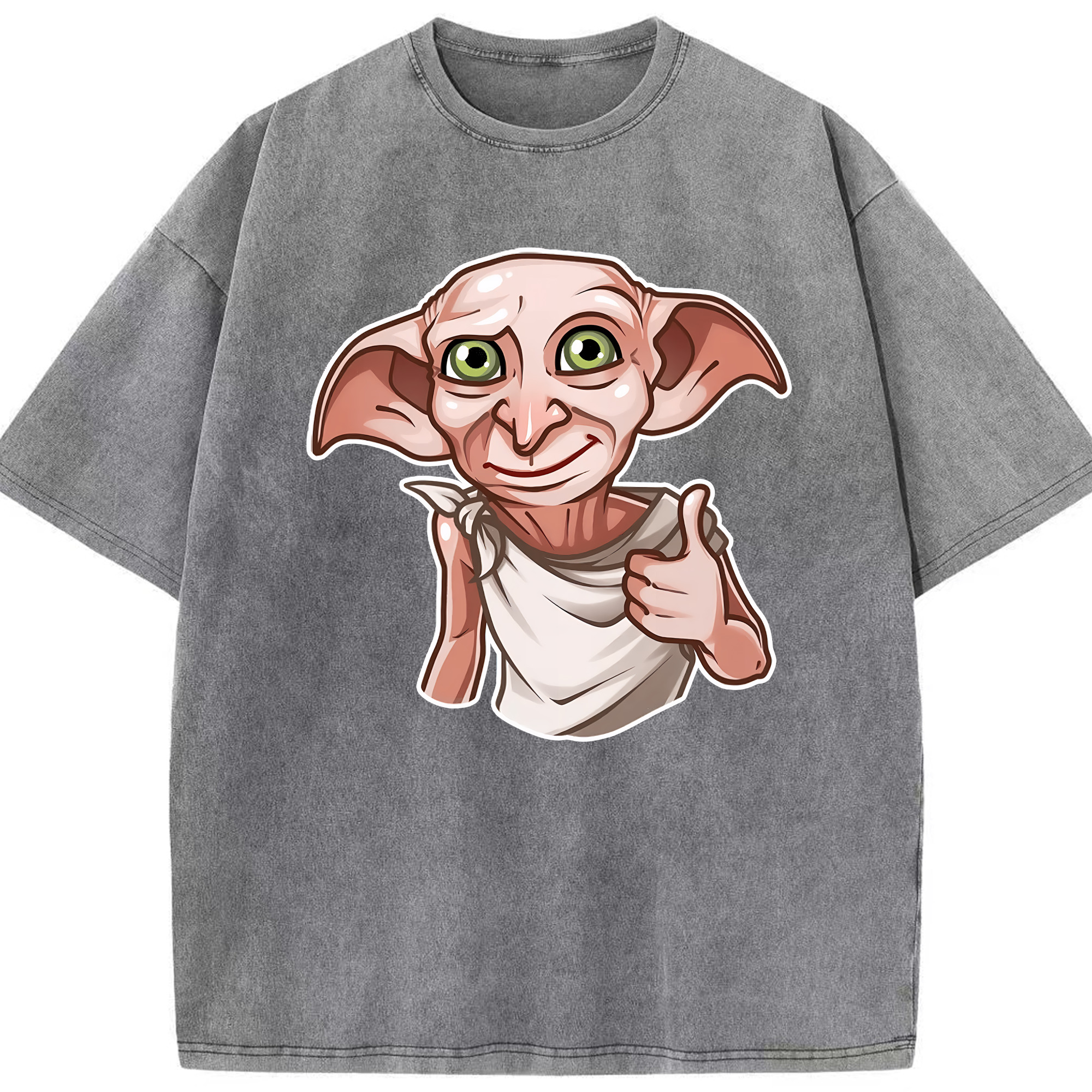 （画像用） Harry Potter ハリー・ポッターシリーズ 綿100% ヴィンテージ風 半袖Tシャツ（フロントプリント）