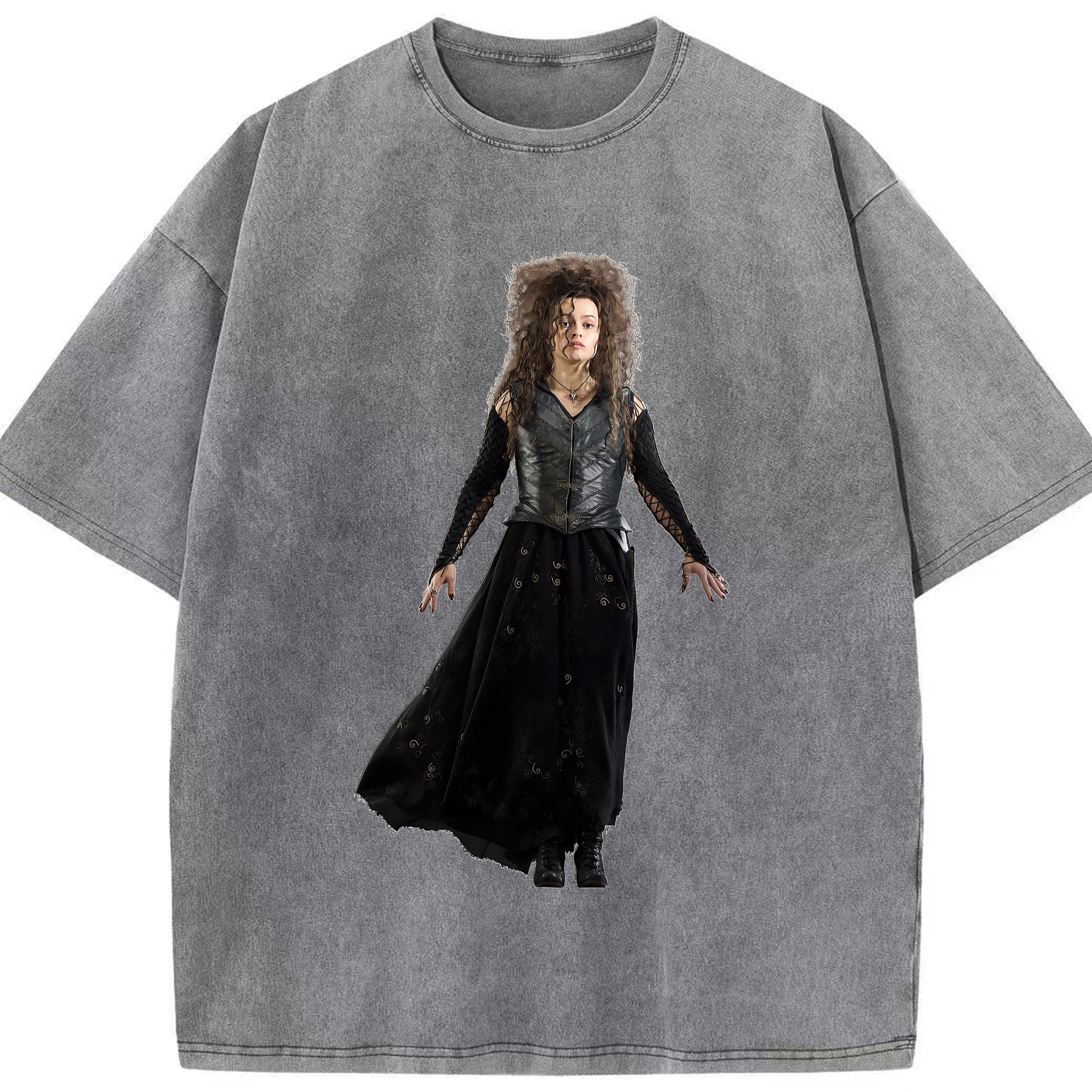 （画像用） Harry Potter ハリー・ポッターシリーズ 綿100% ヴィンテージ風 半袖Tシャツ（フロントプリント）