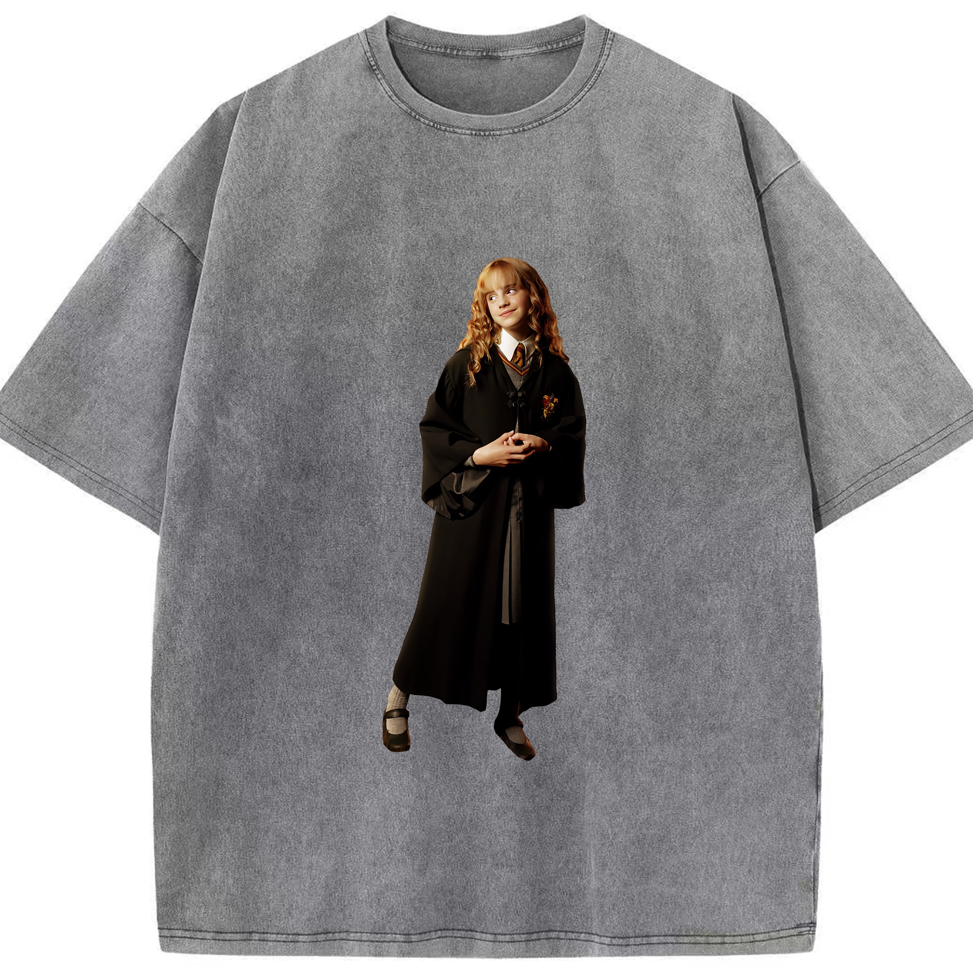 （画像用） Harry Potter ハリー・ポッターシリーズ 綿100% ヴィンテージ風 半袖Tシャツ（フロントプリント）