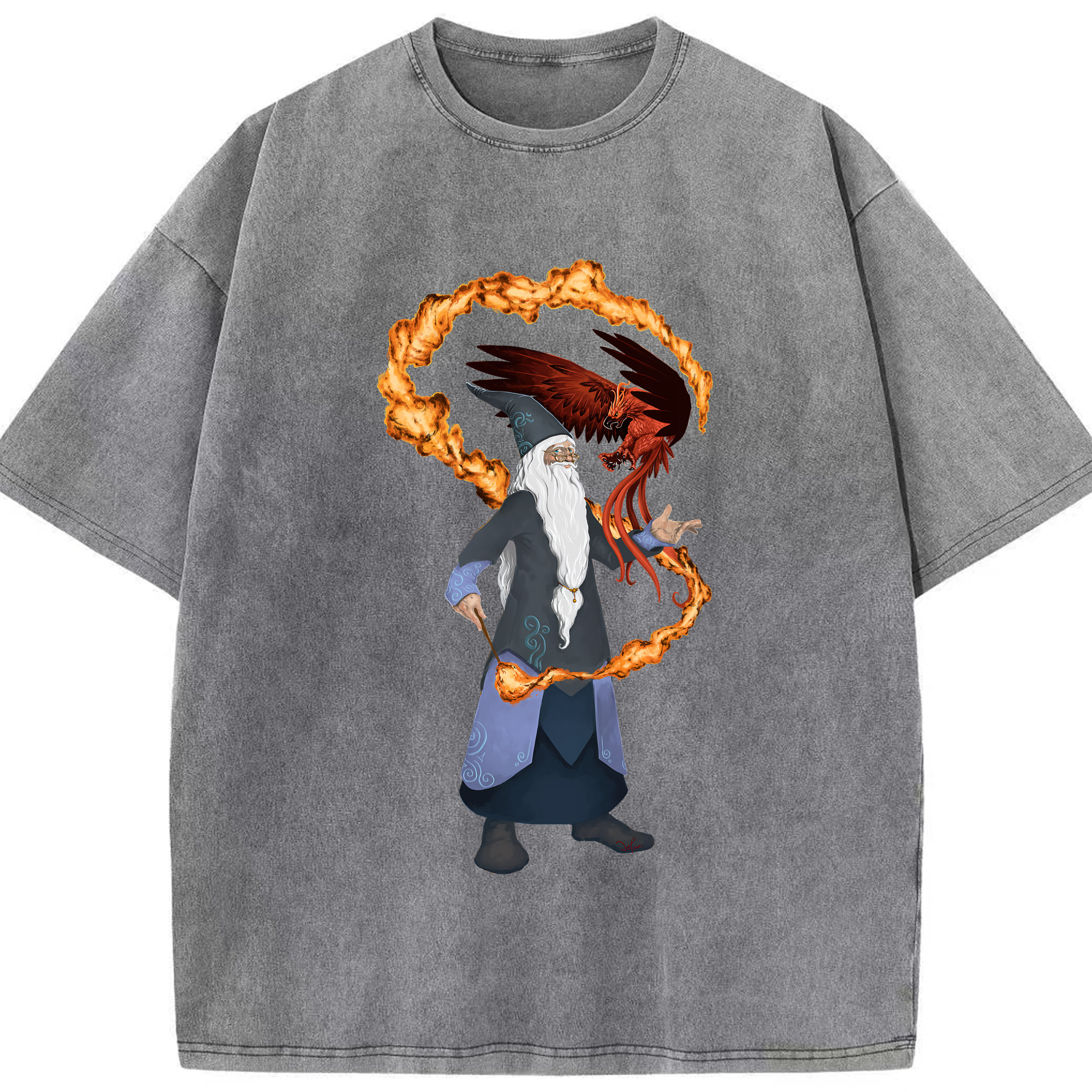 （画像用） Harry Potter ハリー・ポッターシリーズ 綿100% ヴィンテージ風 半袖Tシャツ（フロントプリント）