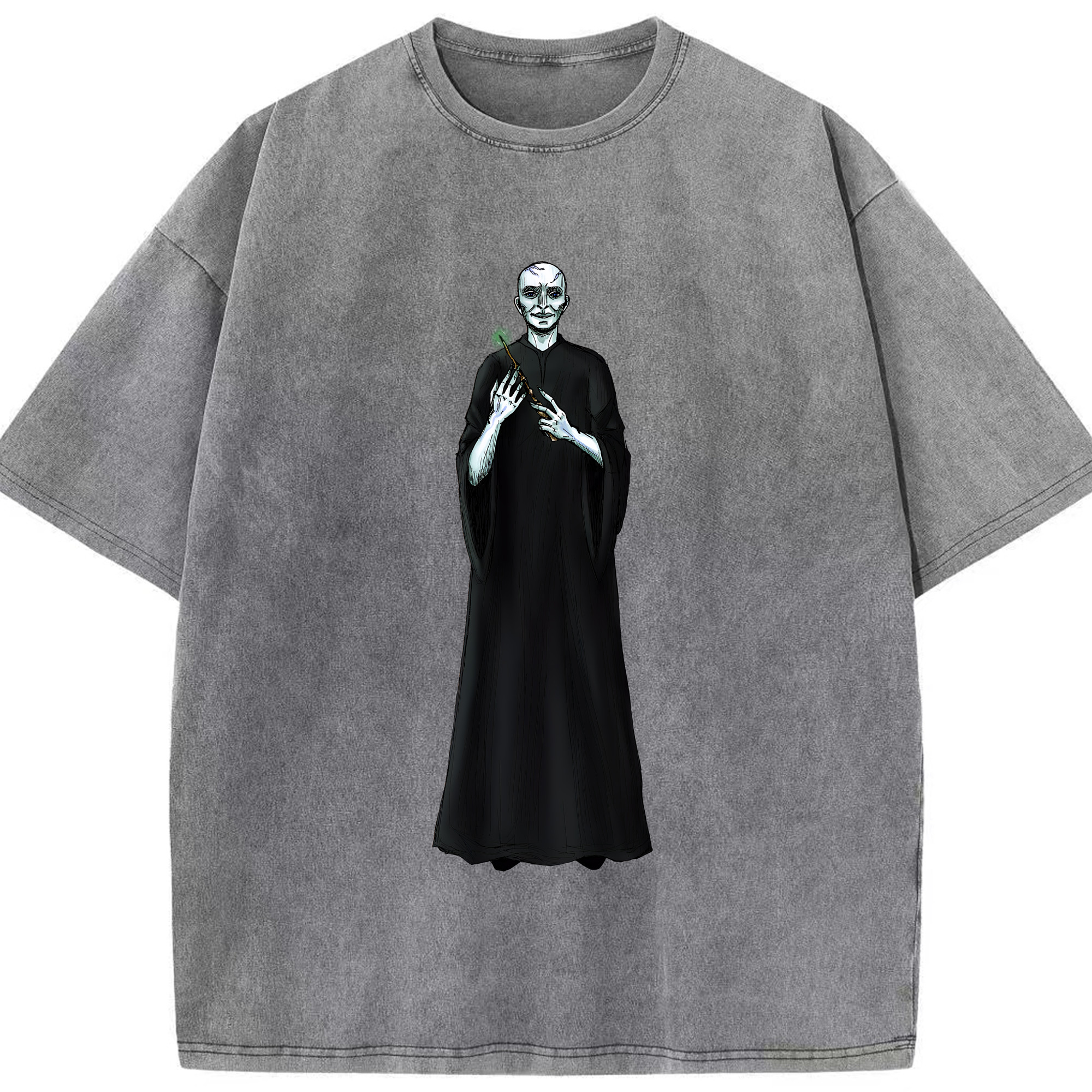 （画像用） Harry Potter ハリー・ポッターシリーズ 綿100% ヴィンテージ風 半袖Tシャツ（フロントプリント）