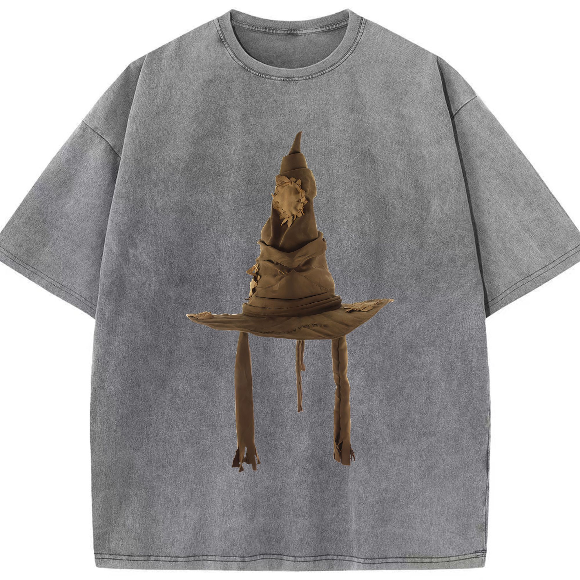 （画像用） Harry Potter ハリー・ポッターシリーズ 綿100% ヴィンテージ風 半袖Tシャツ（フロントプリント）