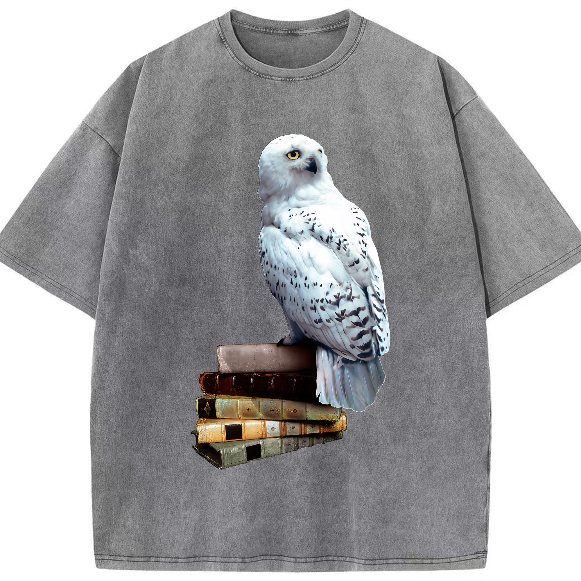 （画像用） Harry Potter ハリー・ポッターシリーズ 綿100% ヴィンテージ風 半袖Tシャツ（フロントプリント）