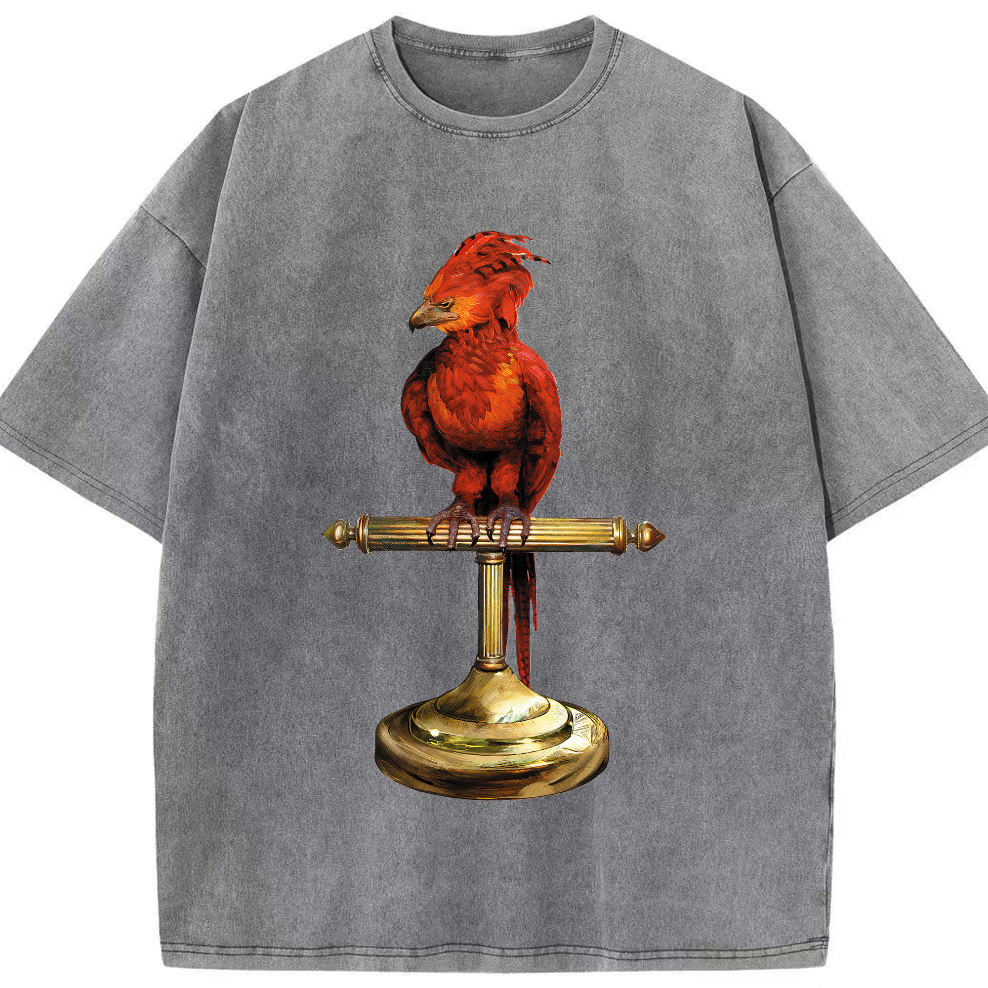 （画像用） Harry Potter ハリー・ポッターシリーズ 綿100% ヴィンテージ風 半袖Tシャツ（フロントプリント）