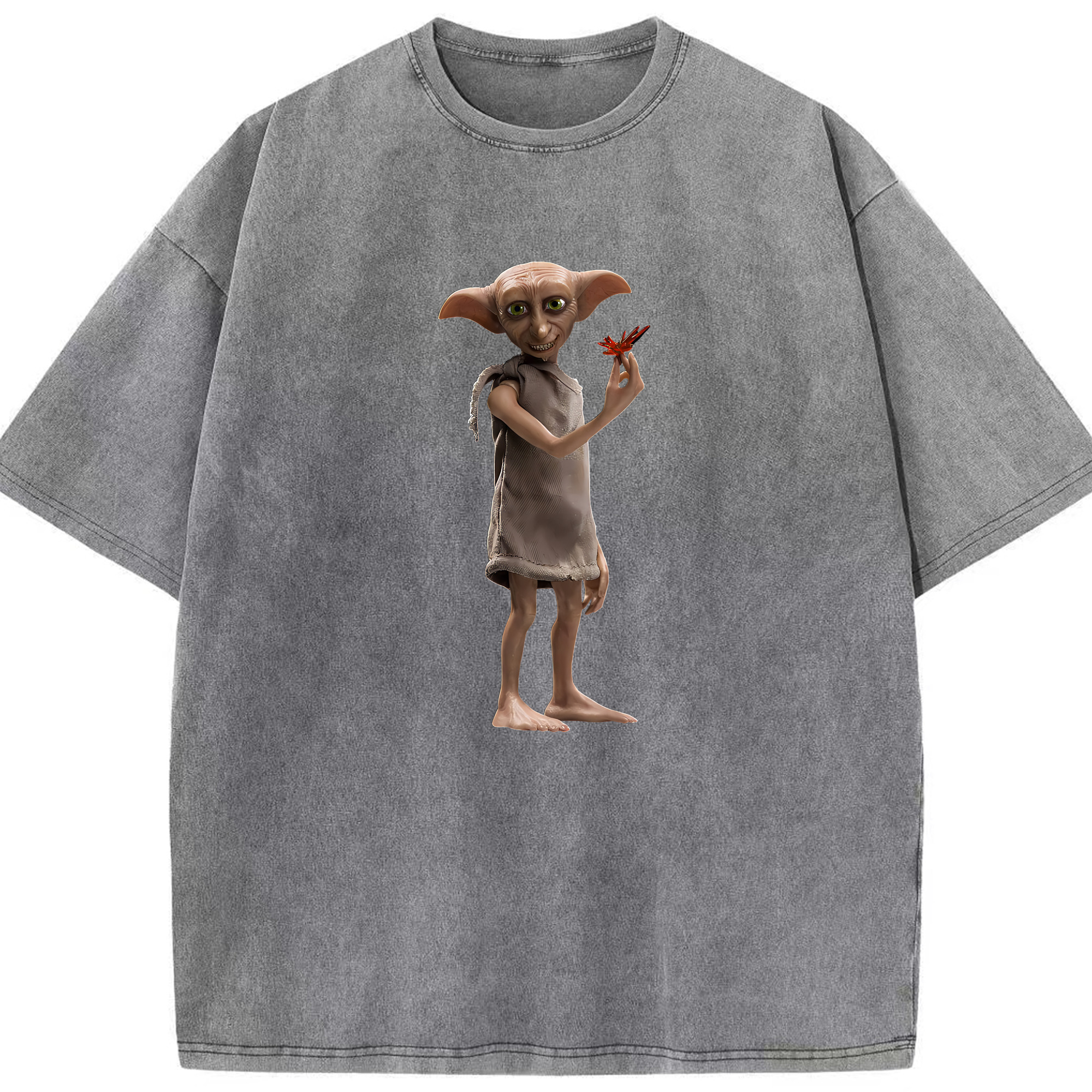（画像用） Harry Potter ハリー・ポッターシリーズ 綿100% ヴィンテージ風 半袖Tシャツ（フロントプリント）