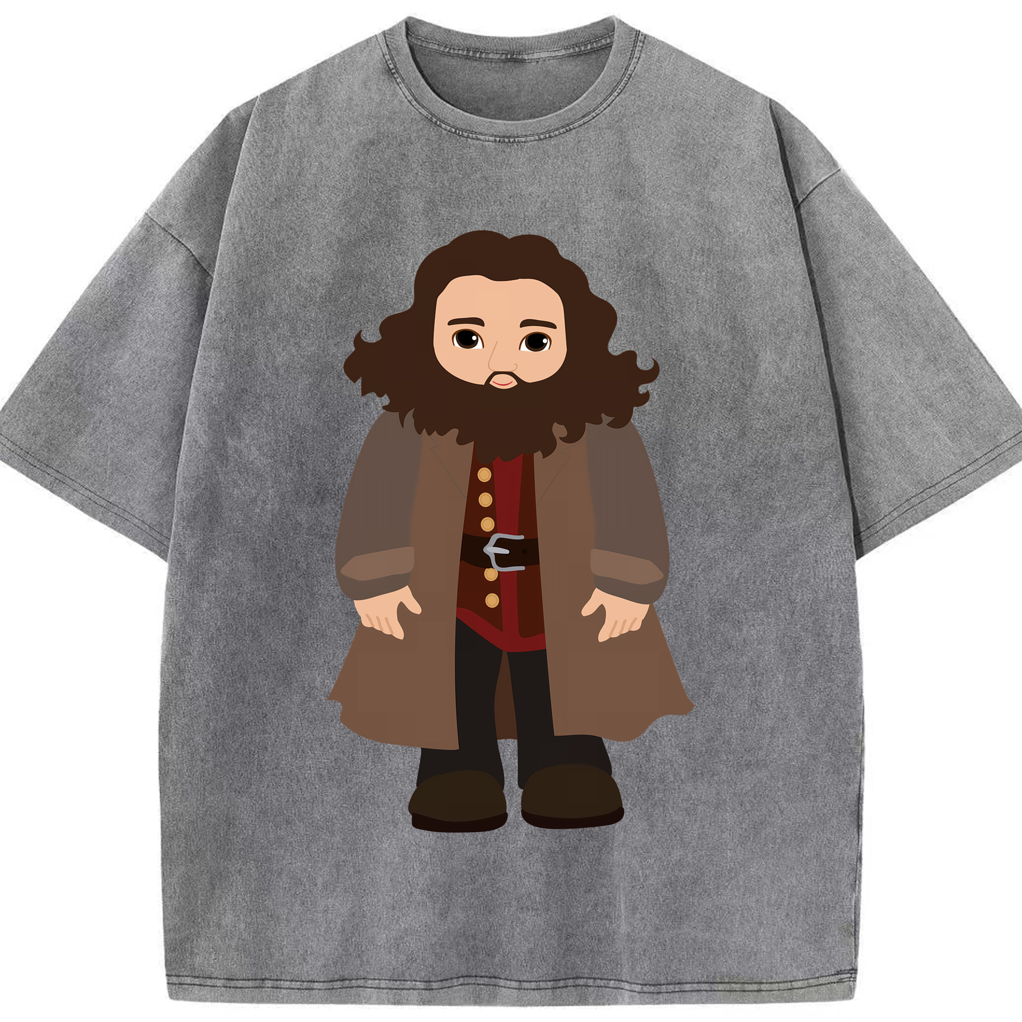 （画像用） Harry Potter ハリー・ポッターシリーズ 綿100% ヴィンテージ風 半袖Tシャツ（フロントプリント）