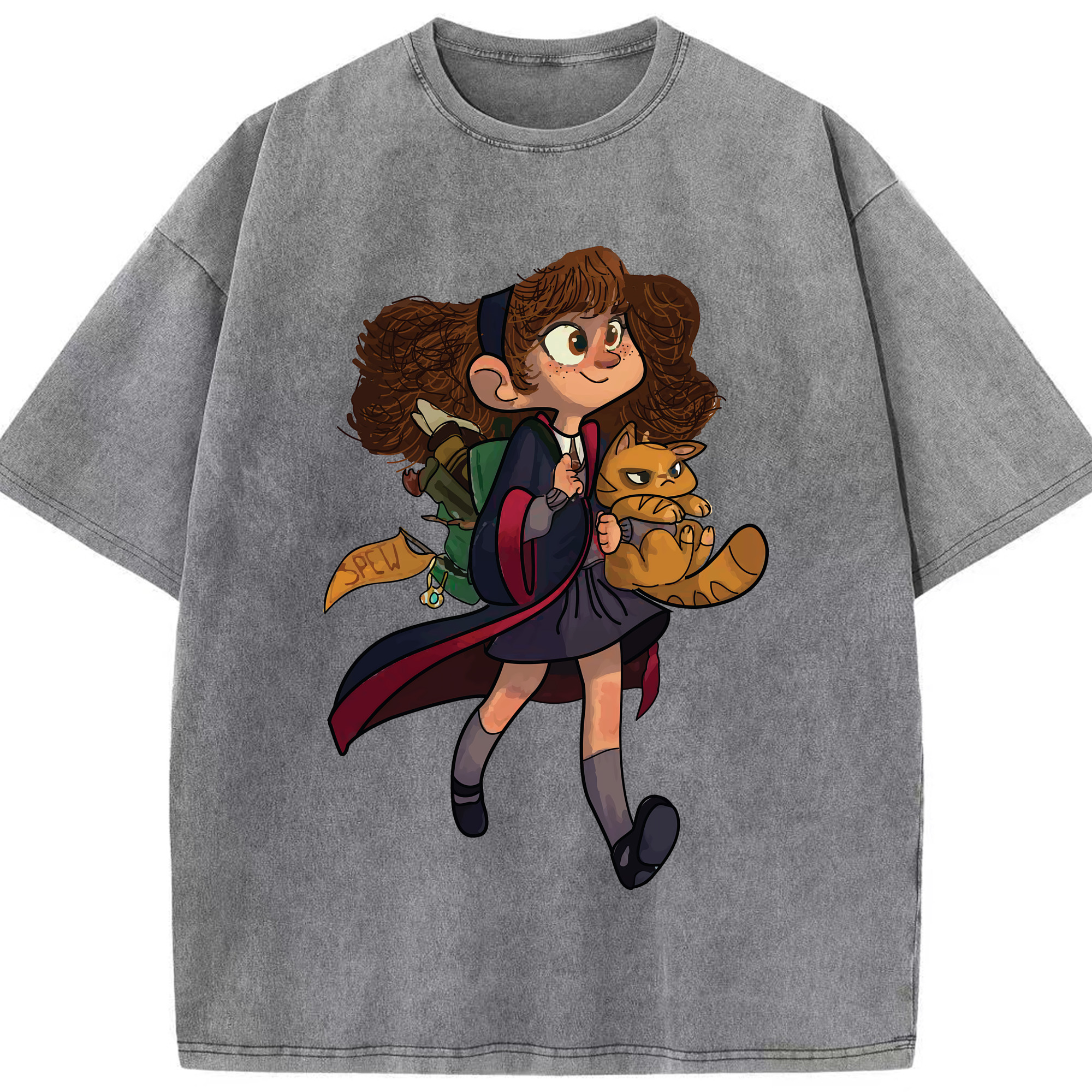 （画像用） Harry Potter ハリー・ポッターシリーズ 綿100% ヴィンテージ風 半袖Tシャツ（フロントプリント）
