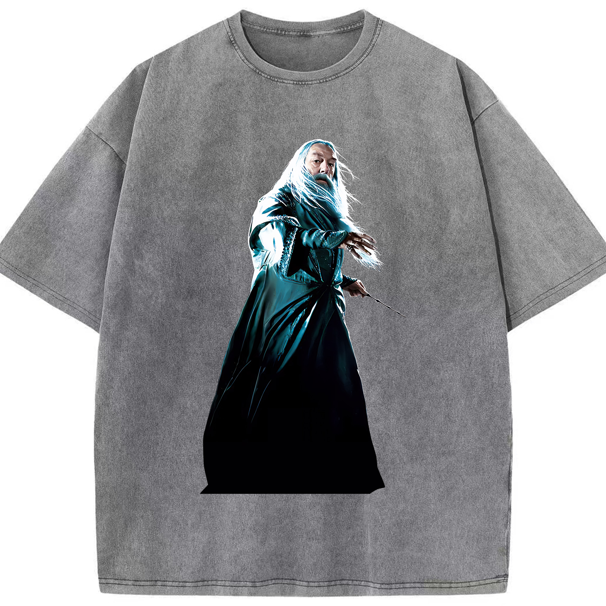 （画像用） Harry Potter ハリー・ポッターシリーズ 綿100% ヴィンテージ風 半袖Tシャツ（フロントプリント）