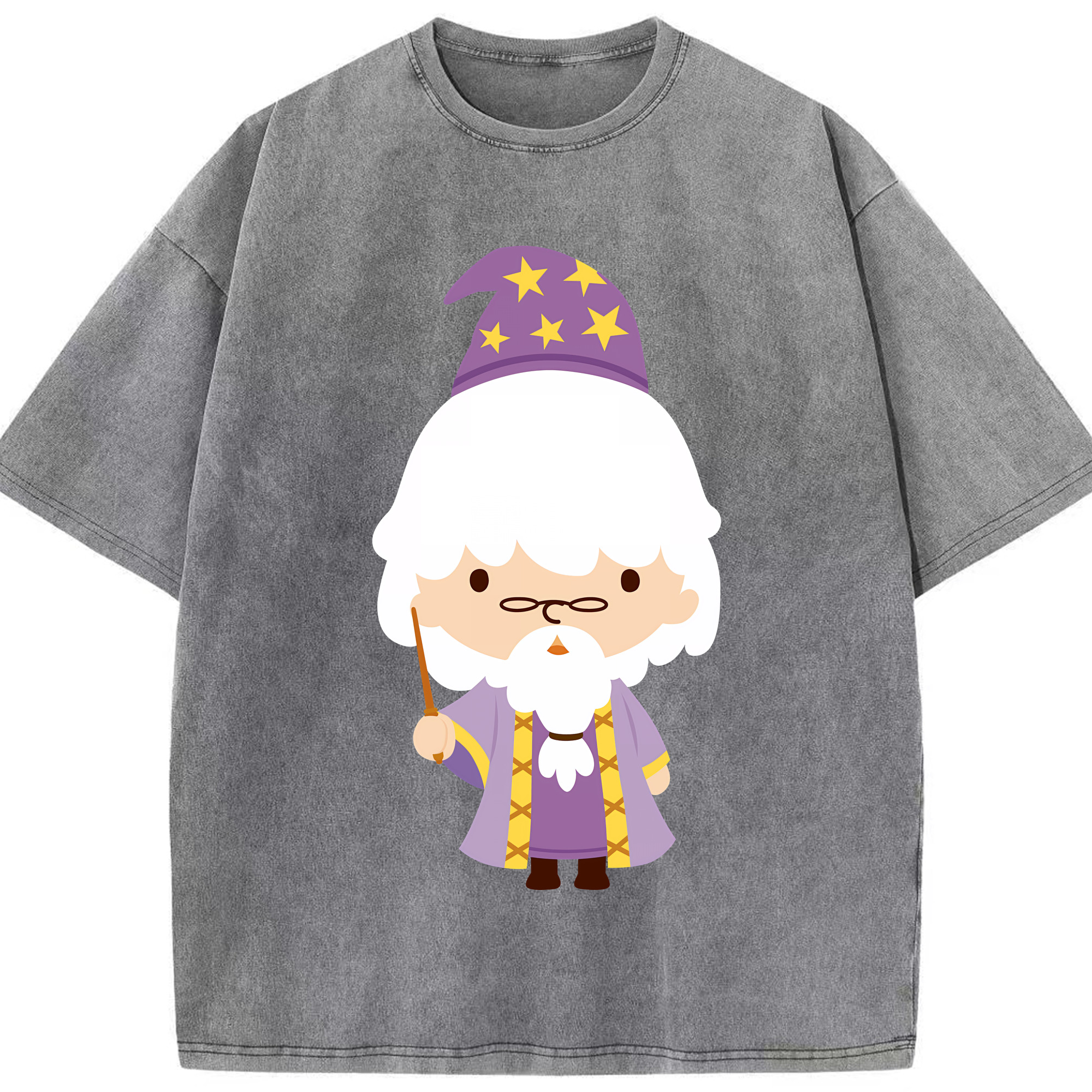 （画像用） Harry Potter ハリー・ポッターシリーズ 綿100% ヴィンテージ風 半袖Tシャツ（フロントプリント）