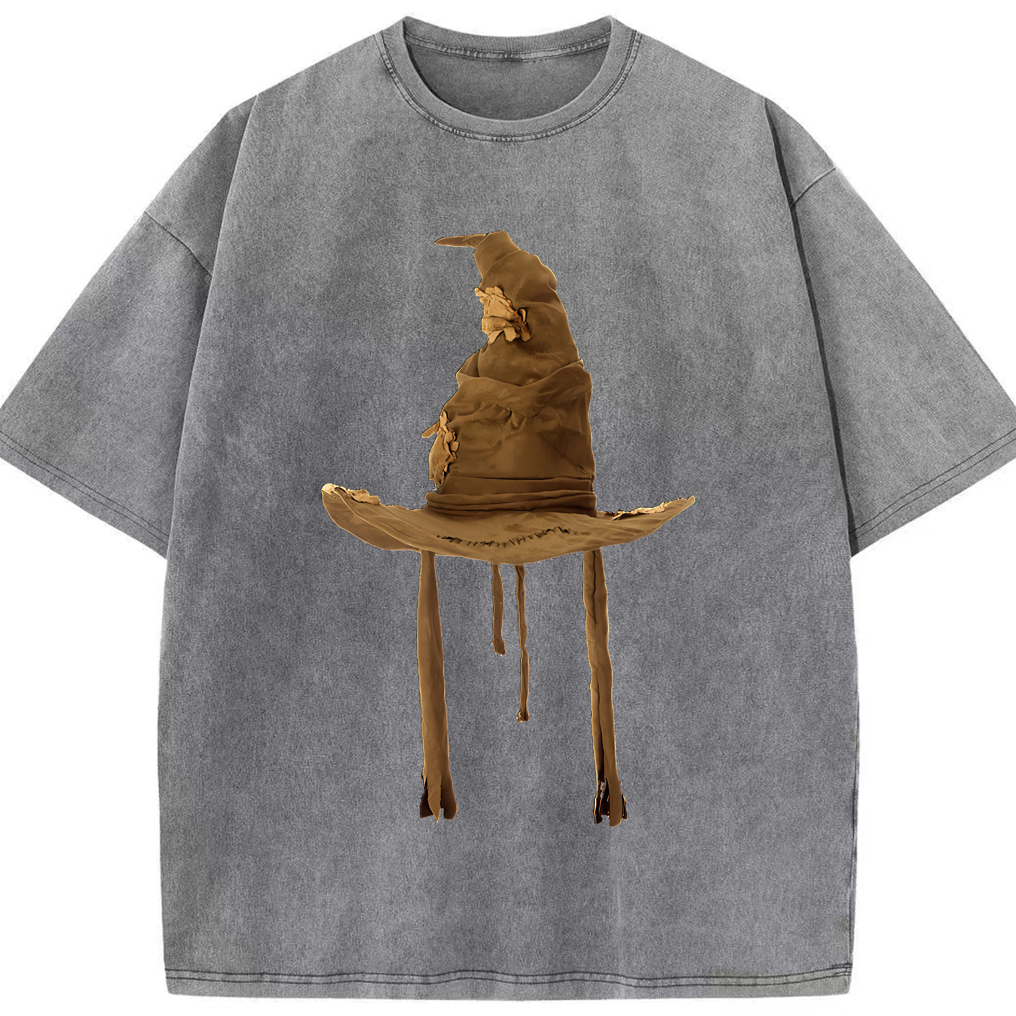 （画像用） Harry Potter ハリー・ポッターシリーズ 綿100% ヴィンテージ風 半袖Tシャツ（フロントプリント）