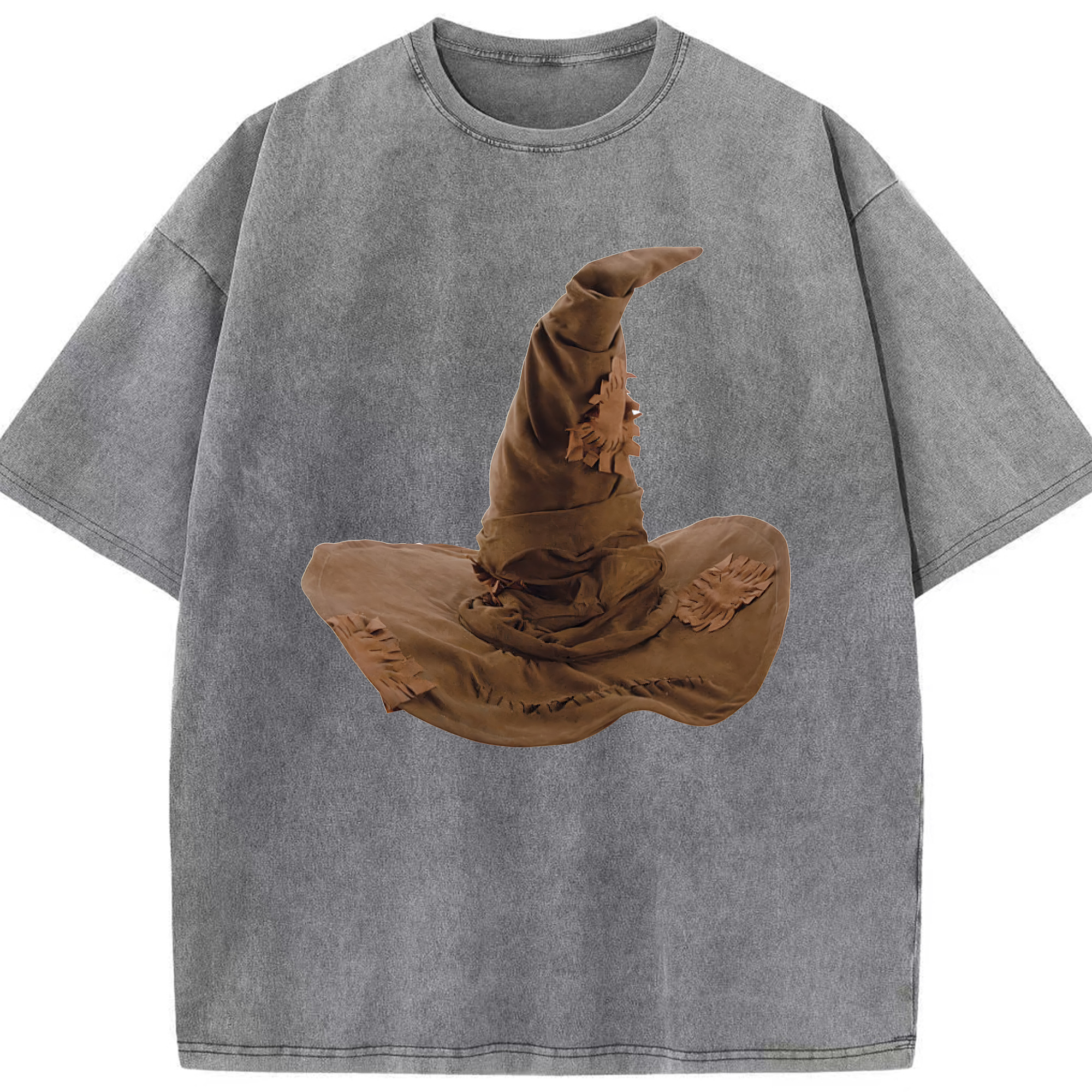 （画像用） Harry Potter ハリー・ポッターシリーズ 綿100% ヴィンテージ風 半袖Tシャツ（フロントプリント）