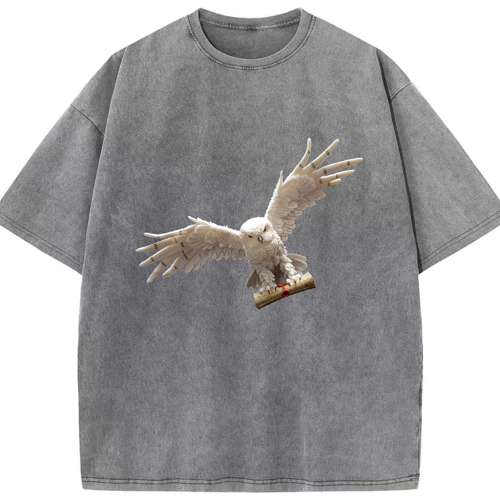（画像用） Harry Potter ハリー・ポッターシリーズ 綿100% ヴィンテージ風 半袖Tシャツ（フロントプリント）