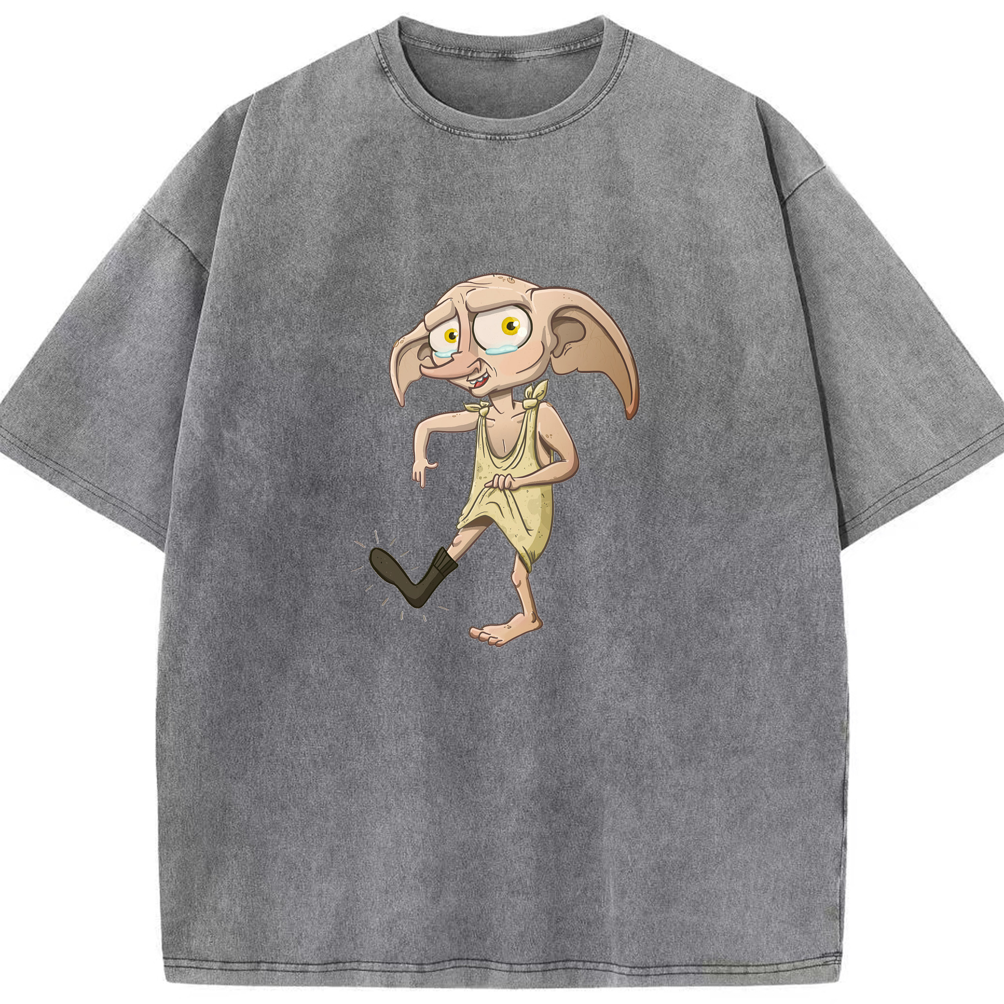 （画像用） Harry Potter ハリー・ポッターシリーズ 綿100% ヴィンテージ風 半袖Tシャツ（フロントプリント）