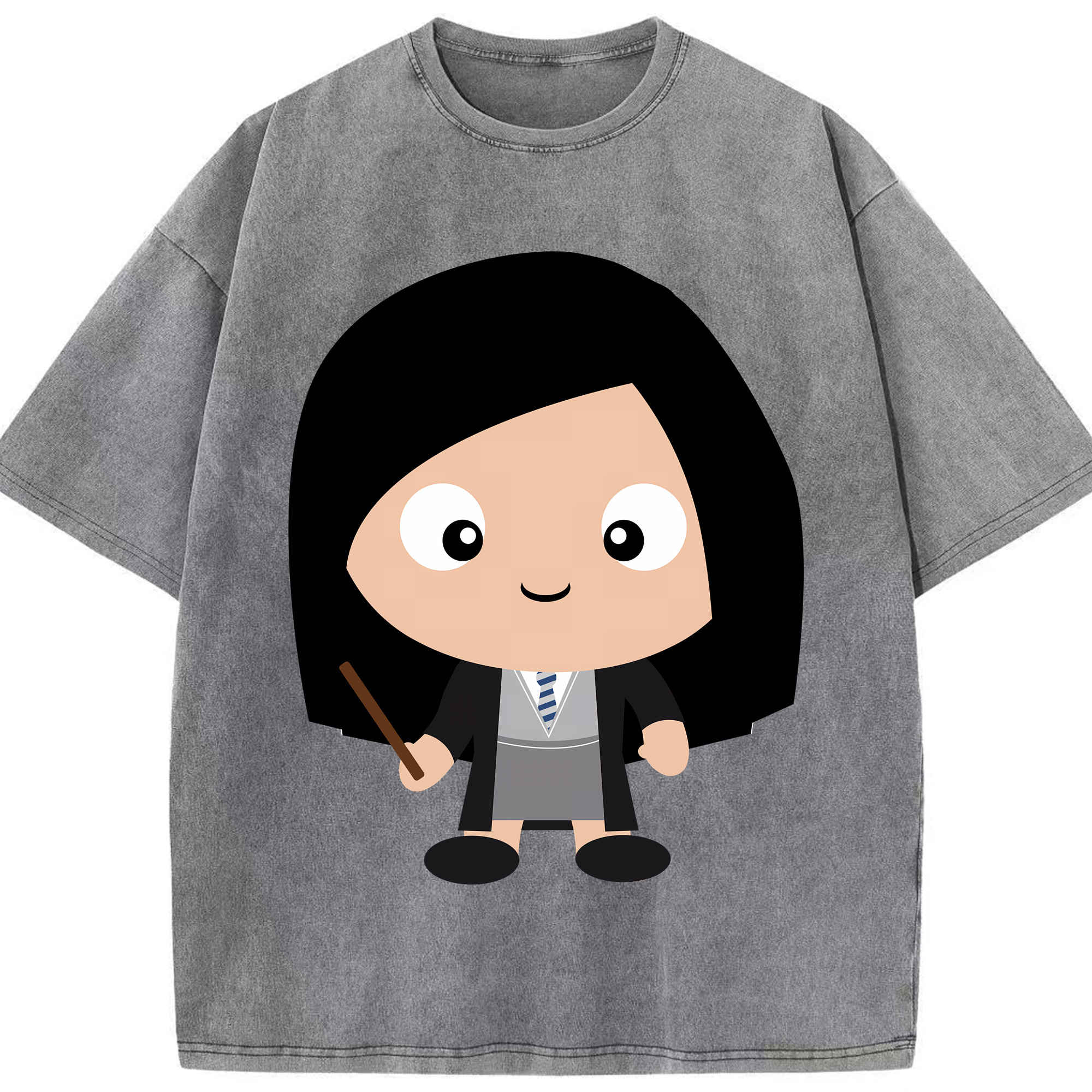 （画像用） Harry Potter ハリー・ポッターシリーズ 綿100% ヴィンテージ風 半袖Tシャツ（フロントプリント）