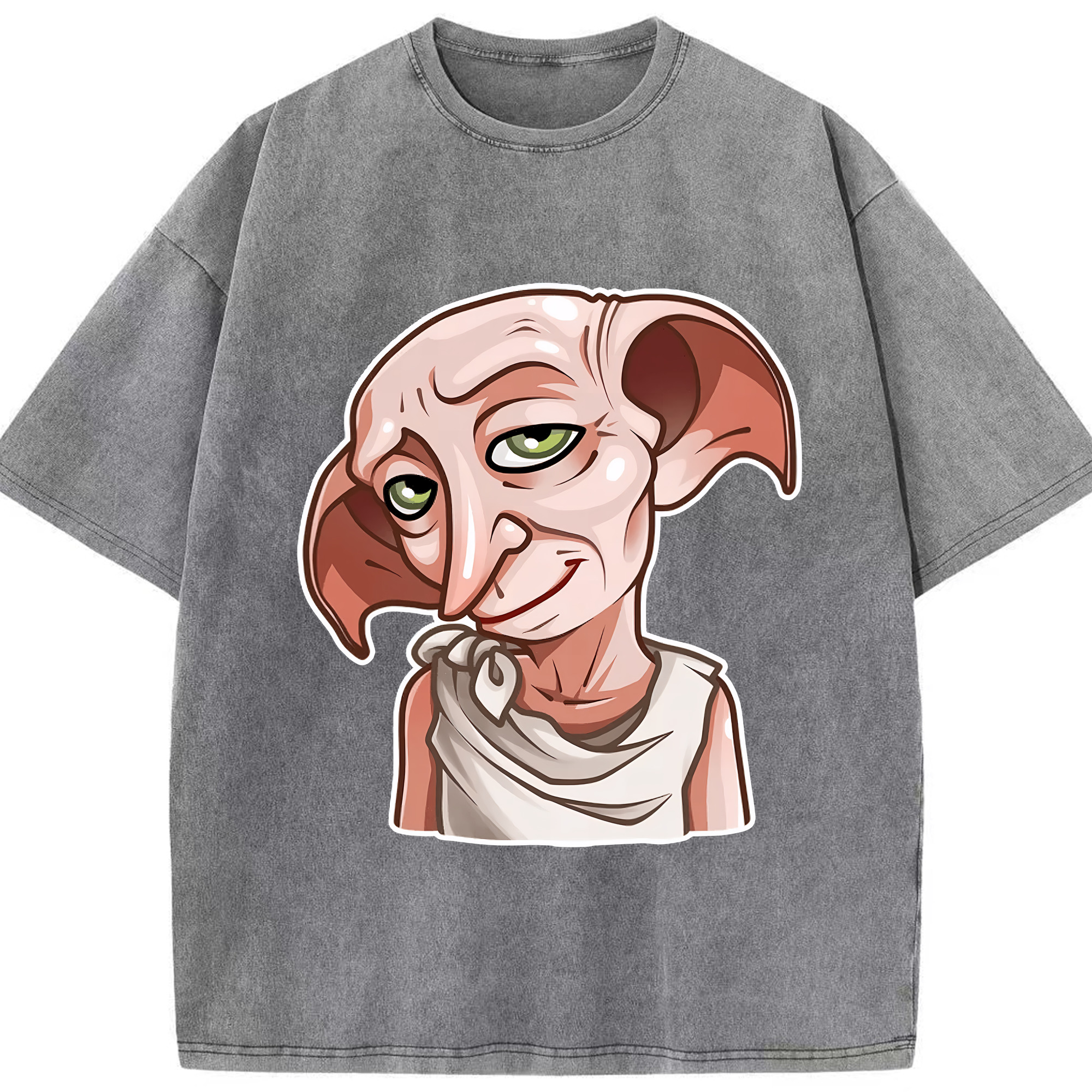 （画像用） Harry Potter ハリー・ポッターシリーズ 綿100% ヴィンテージ風 半袖Tシャツ（フロントプリント）