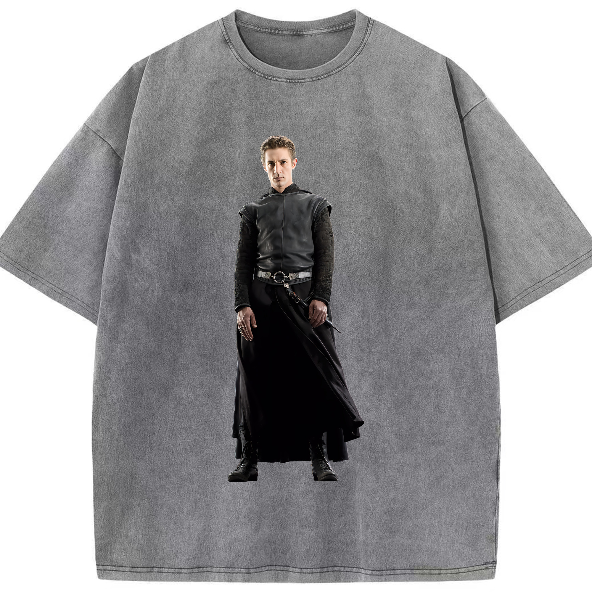 （画像用） Harry Potter ハリー・ポッターシリーズ 綿100% ヴィンテージ風 半袖Tシャツ（フロントプリント）