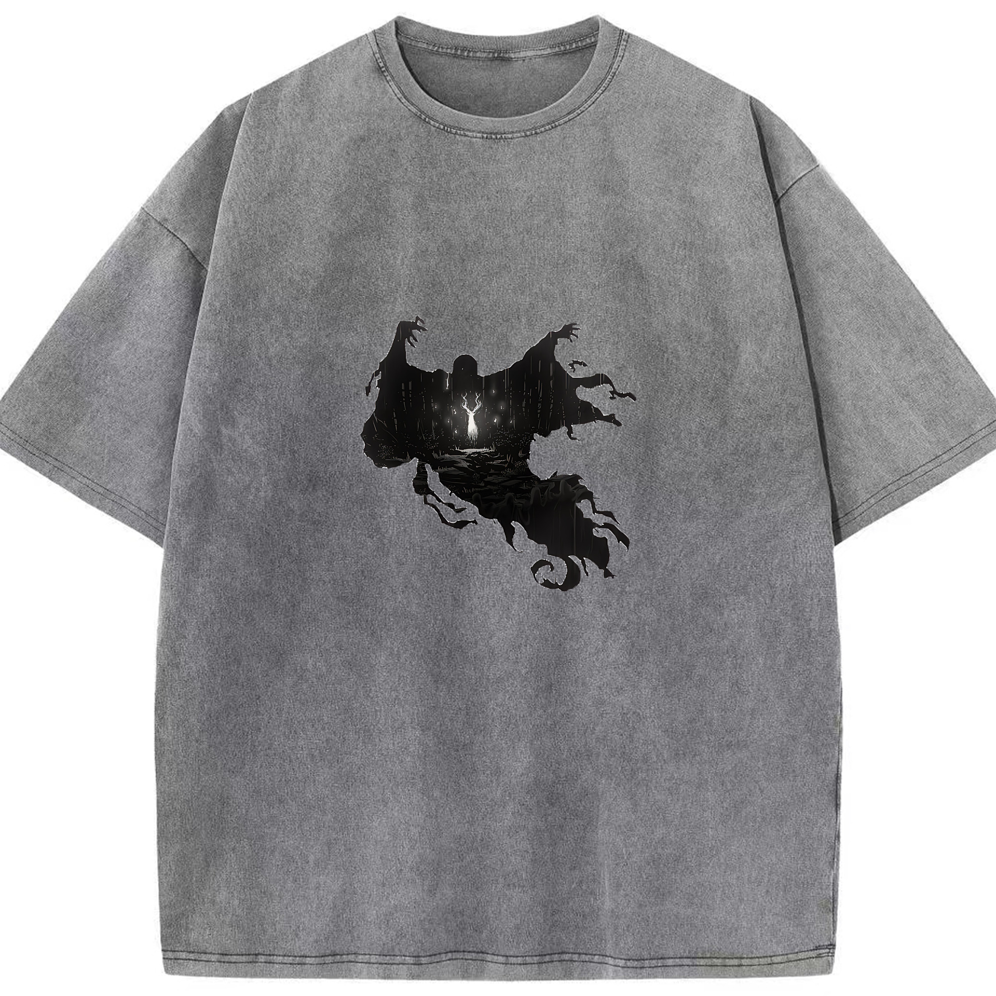 （画像用） Harry Potter ハリー・ポッターシリーズ 綿100% ヴィンテージ風 半袖Tシャツ（フロントプリント）