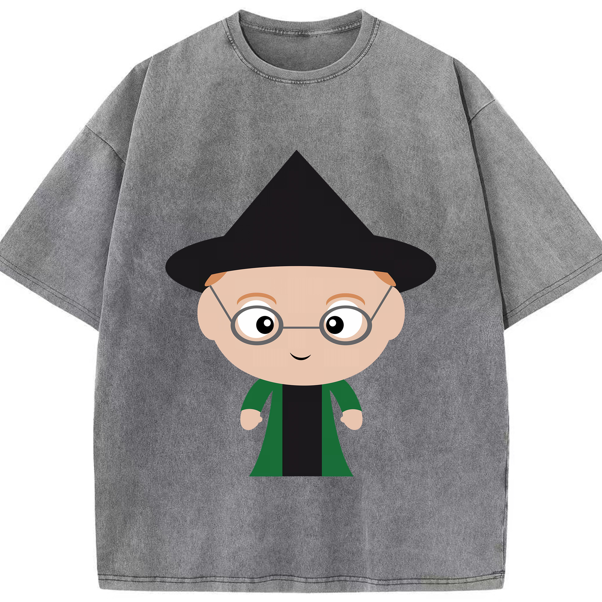 （画像用） Harry Potter ハリー・ポッターシリーズ 綿100% ヴィンテージ風 半袖Tシャツ（フロントプリント）