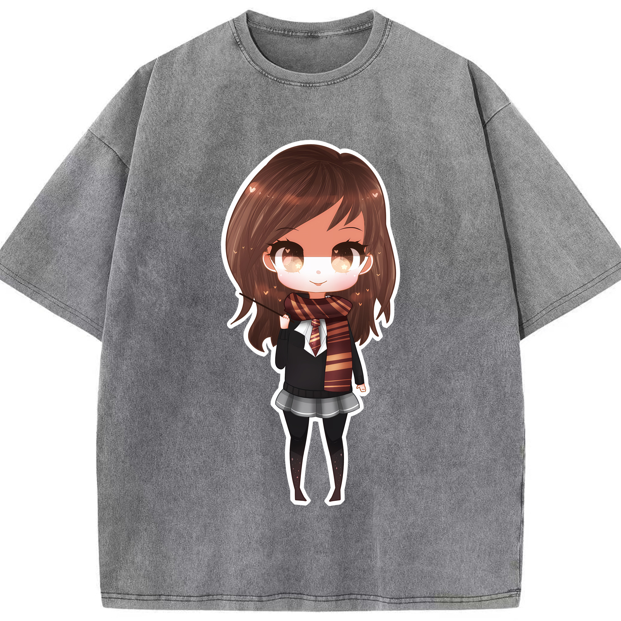 （画像用） Harry Potter ハリー・ポッターシリーズ 綿100% ヴィンテージ風 半袖Tシャツ（フロントプリント）