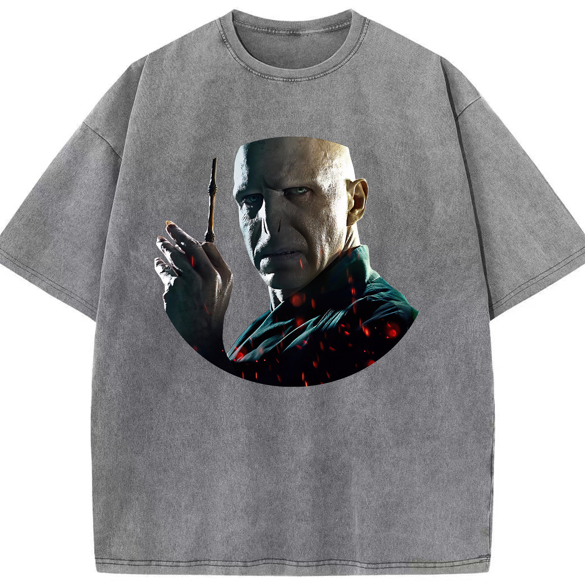 （画像用） Harry Potter ハリー・ポッターシリーズ 綿100% ヴィンテージ風 半袖Tシャツ（フロントプリント）