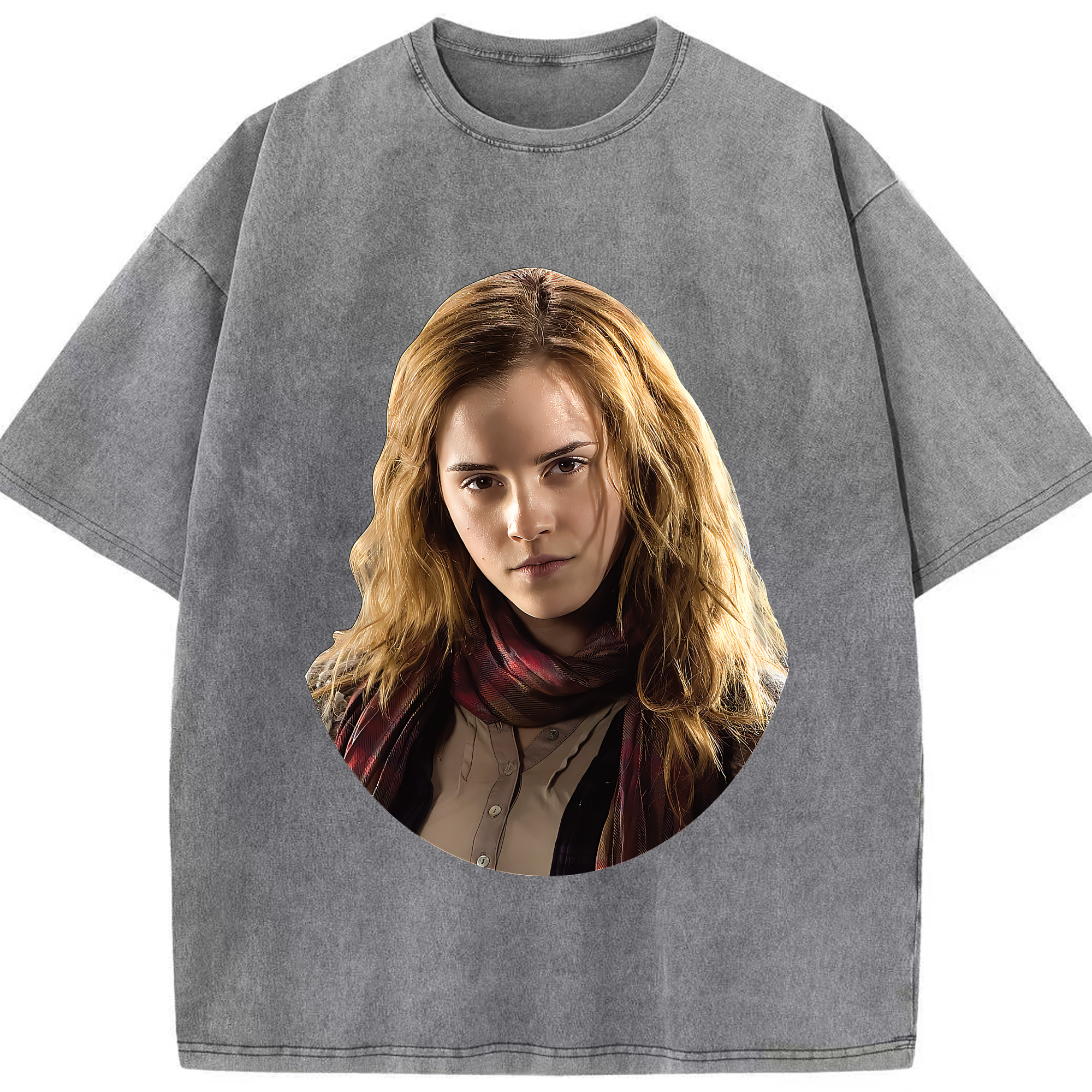 （画像用） Harry Potter ハリー・ポッターシリーズ 綿100% ヴィンテージ風 半袖Tシャツ（フロントプリント）