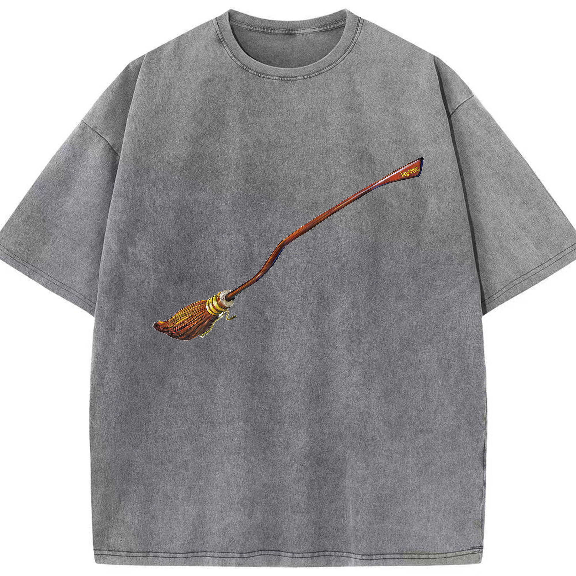 （画像用） Harry Potter ハリー・ポッターシリーズ 綿100% ヴィンテージ風 半袖Tシャツ（フロントプリント）