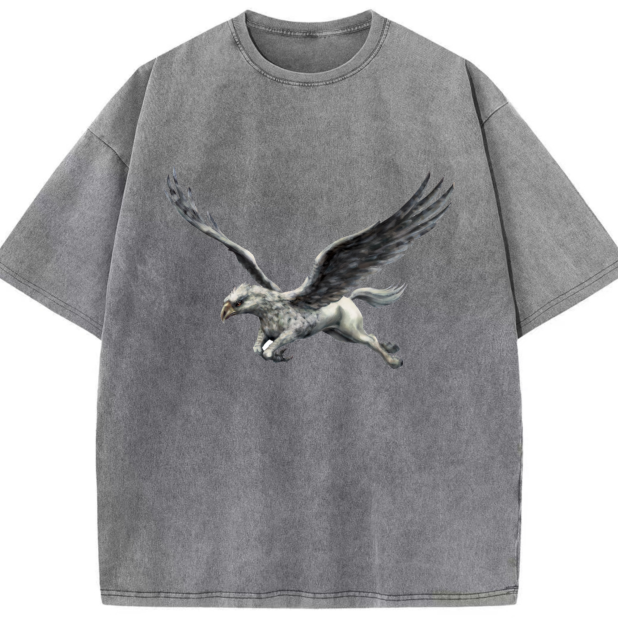 （画像用） Harry Potter ハリー・ポッターシリーズ 綿100% ヴィンテージ風 半袖Tシャツ（フロントプリント）