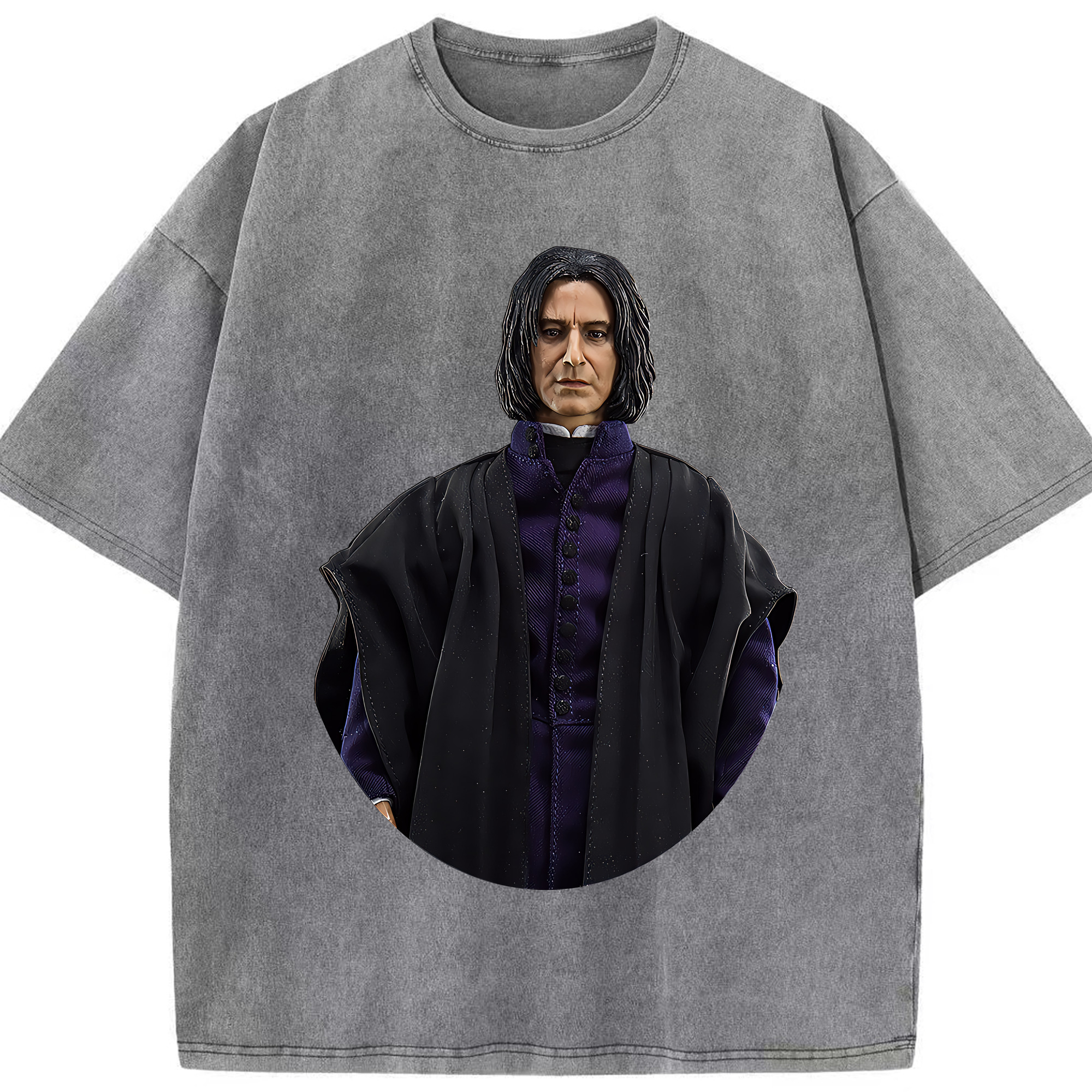 （画像用） Harry Potter ハリー・ポッターシリーズ 綿100% ヴィンテージ風 半袖Tシャツ（フロントプリント）