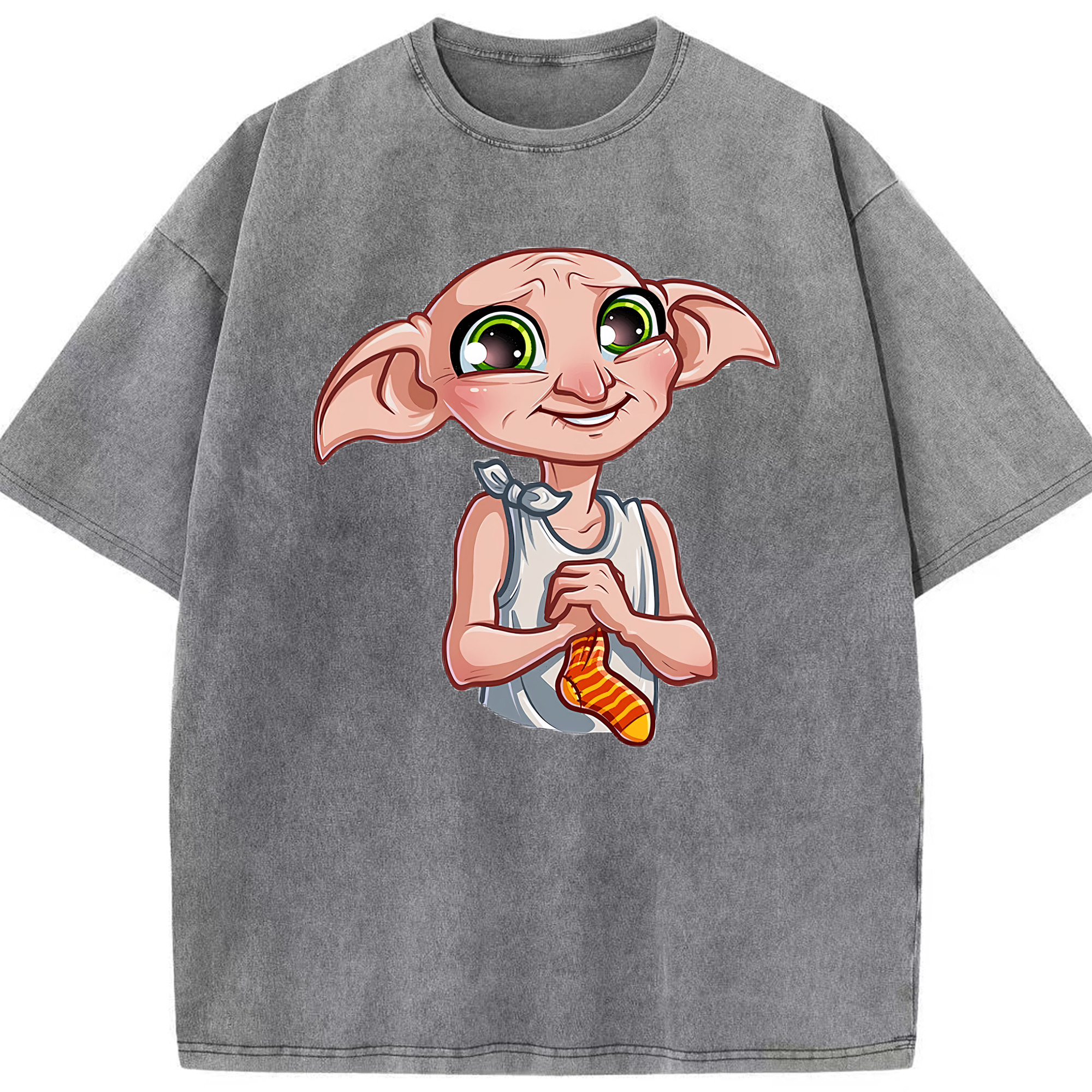 （画像用） Harry Potter ハリー・ポッターシリーズ 綿100% ヴィンテージ風 半袖Tシャツ（フロントプリント）