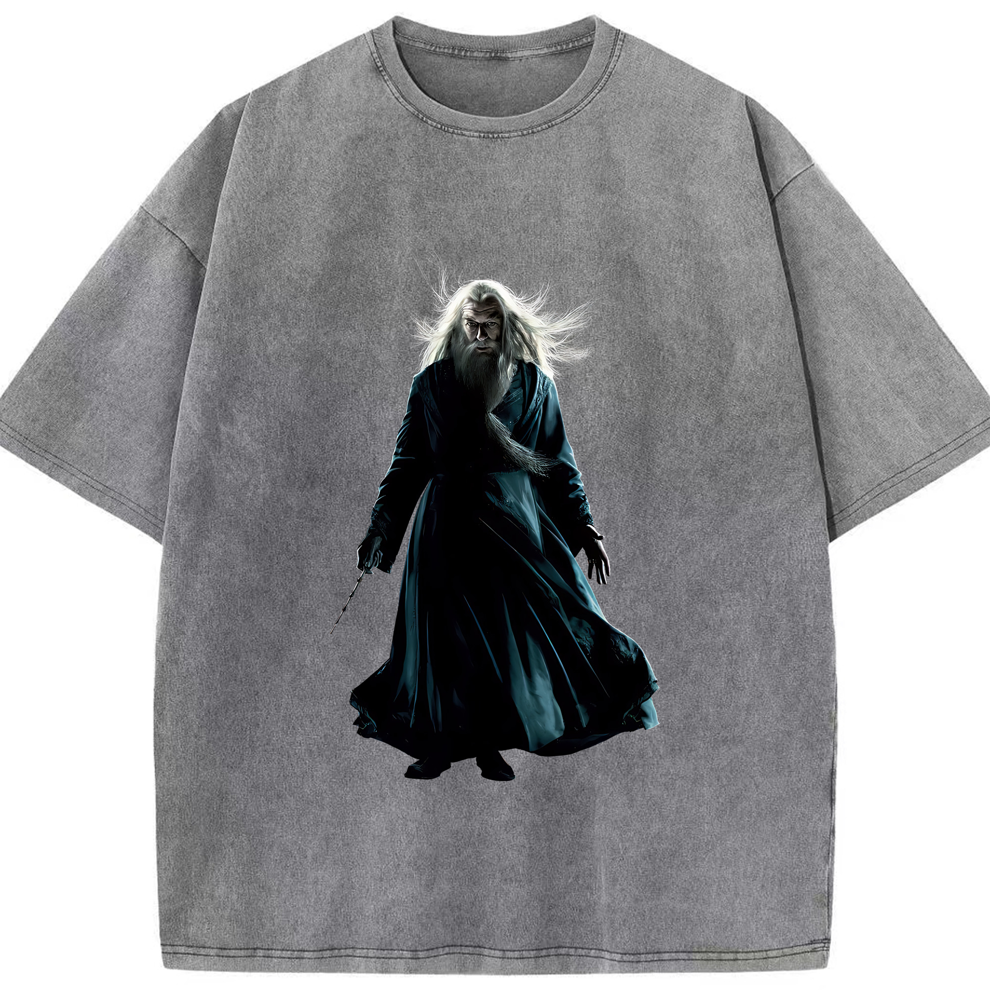 （画像用） Harry Potter ハリー・ポッターシリーズ 綿100% ヴィンテージ風 半袖Tシャツ（フロントプリント）