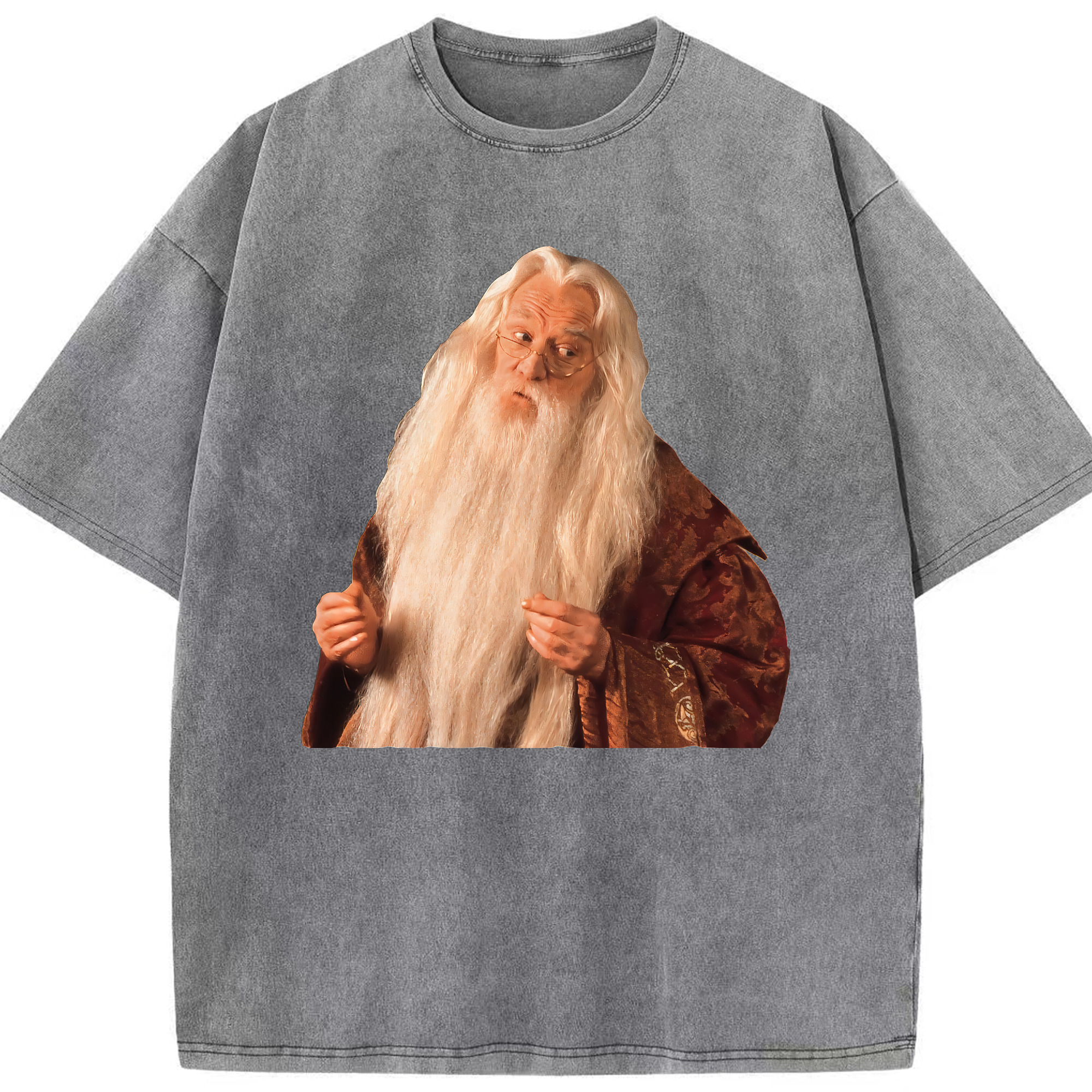 （画像用） Harry Potter ハリー・ポッターシリーズ 綿100% ヴィンテージ風 半袖Tシャツ（フロントプリント）