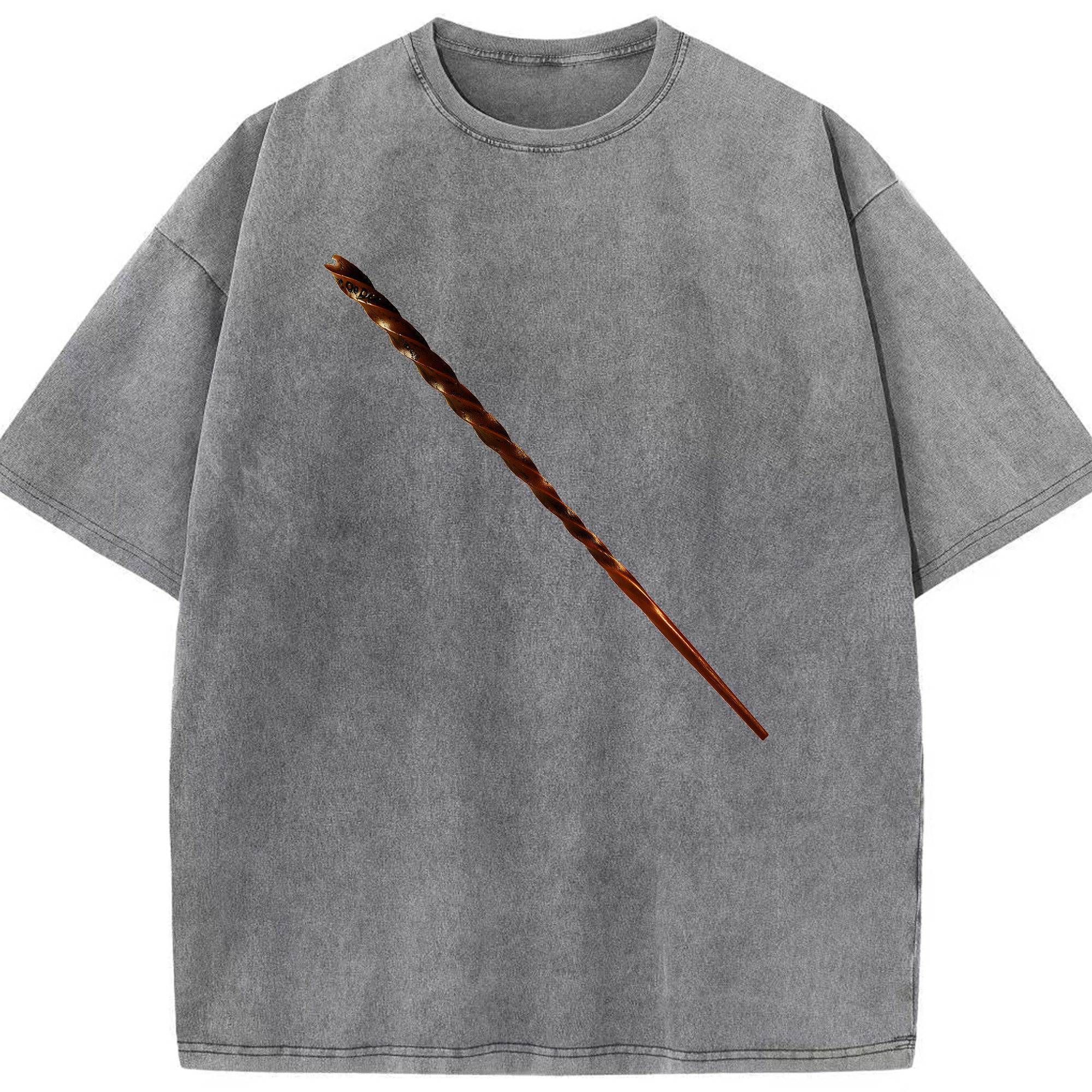 （画像用） Harry Potter ハリー・ポッターシリーズ 綿100% ヴィンテージ風 半袖Tシャツ（フロントプリント）