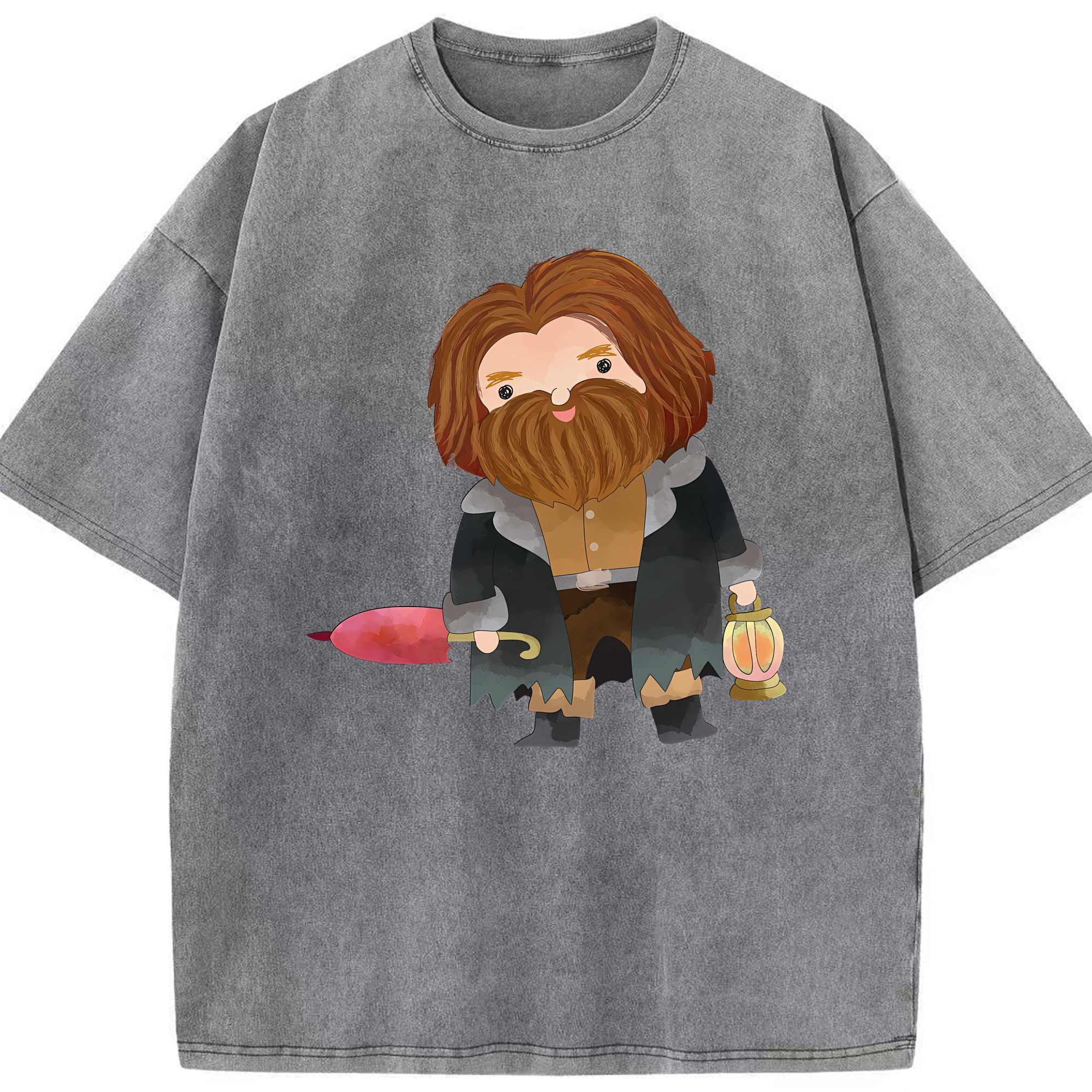 （画像用） Harry Potter ハリー・ポッターシリーズ 綿100% ヴィンテージ風 半袖Tシャツ（フロントプリント）
