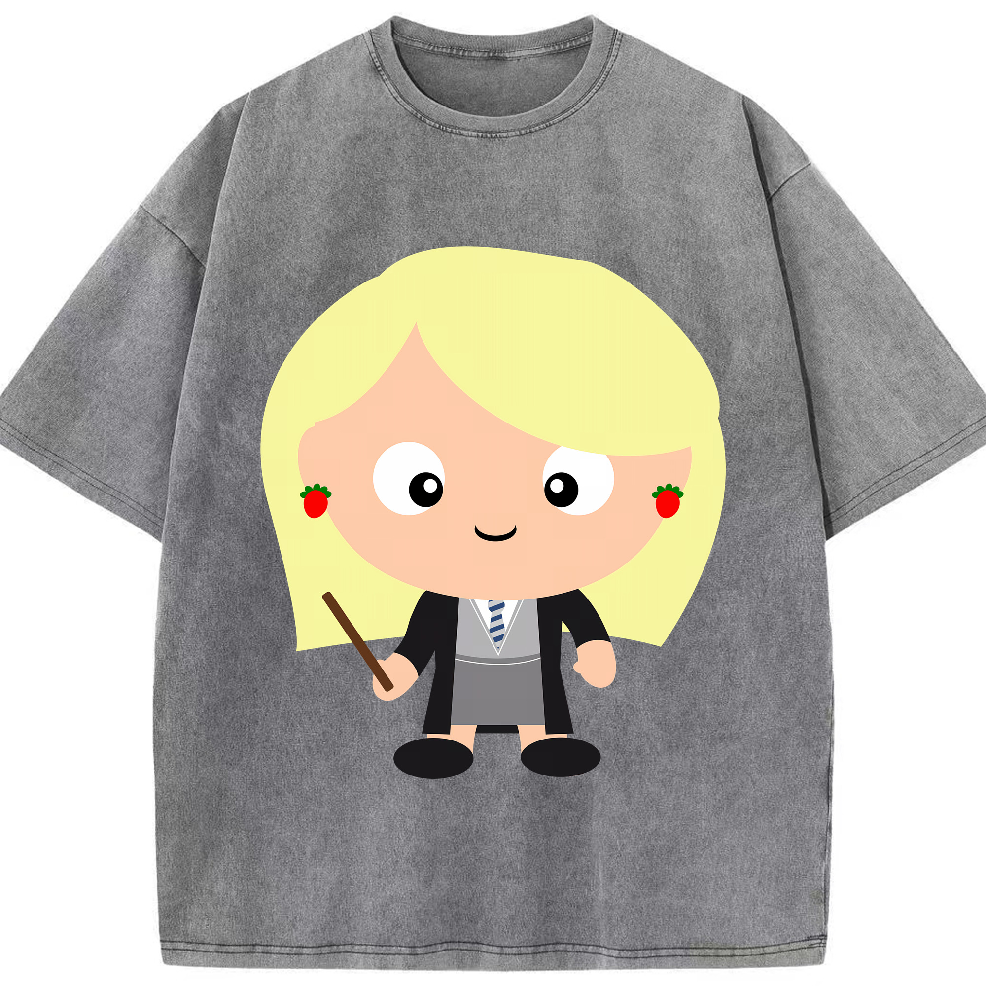 （画像用） Harry Potter ハリー・ポッターシリーズ 綿100% ヴィンテージ風 半袖Tシャツ（フロントプリント）
