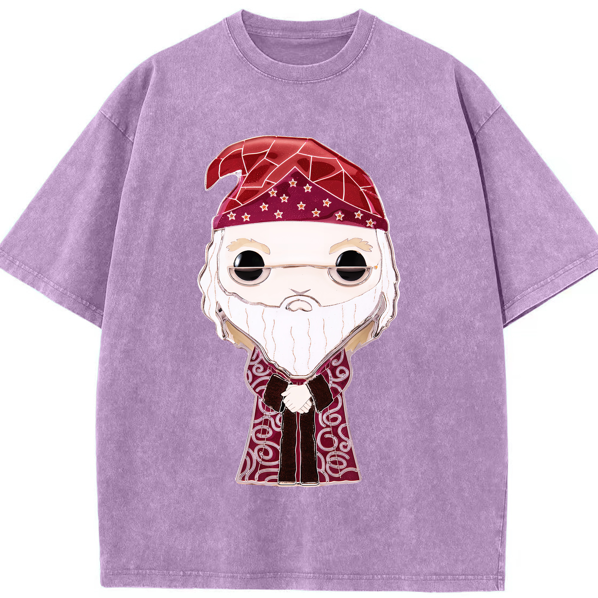 （画像用） Harry Potter ハリー・ポッターシリーズ 綿100% ヴィンテージ風 半袖Tシャツ（フロントプリント）