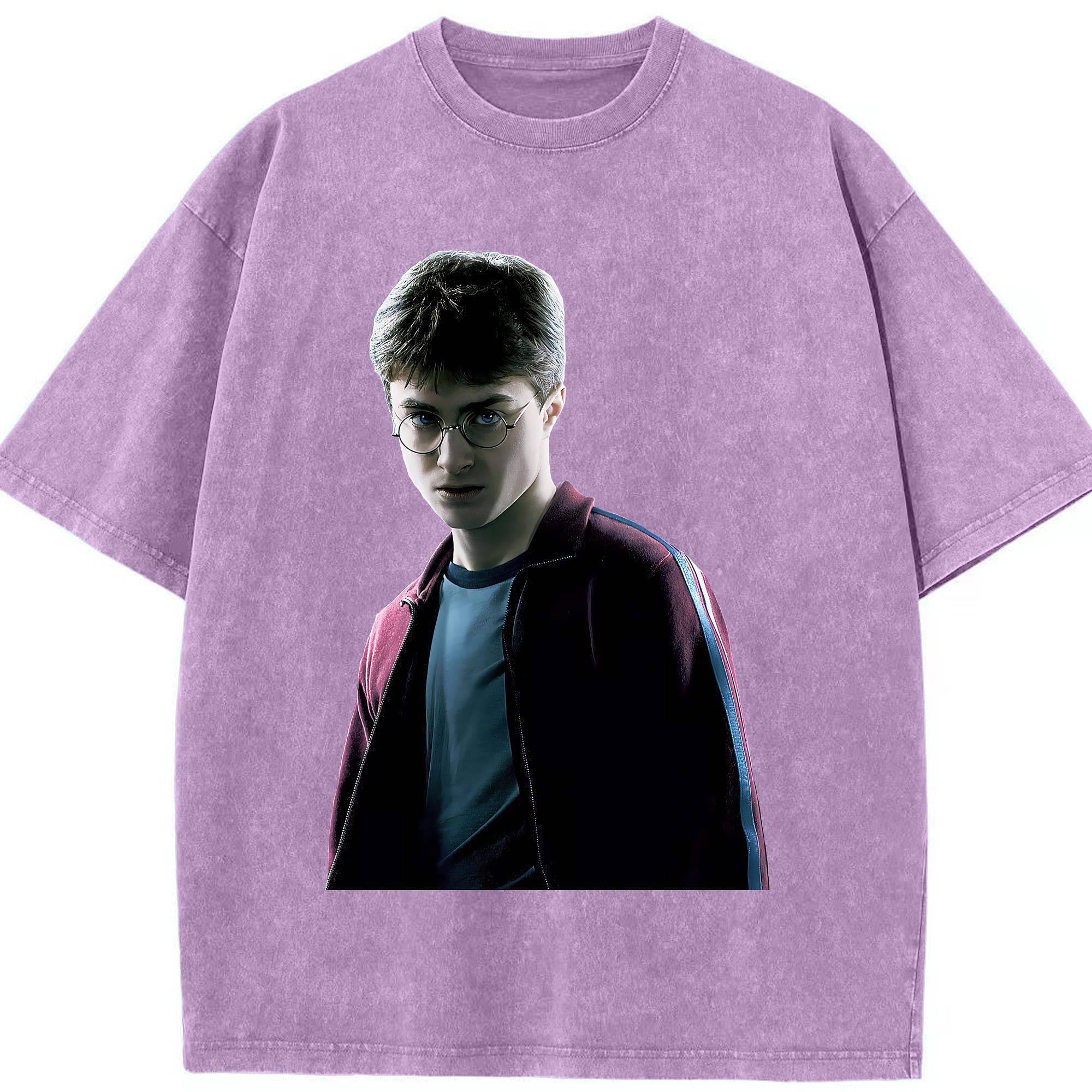 （画像用） Harry Potter ハリー・ポッターシリーズ 綿100% ヴィンテージ風 半袖Tシャツ（フロントプリント）